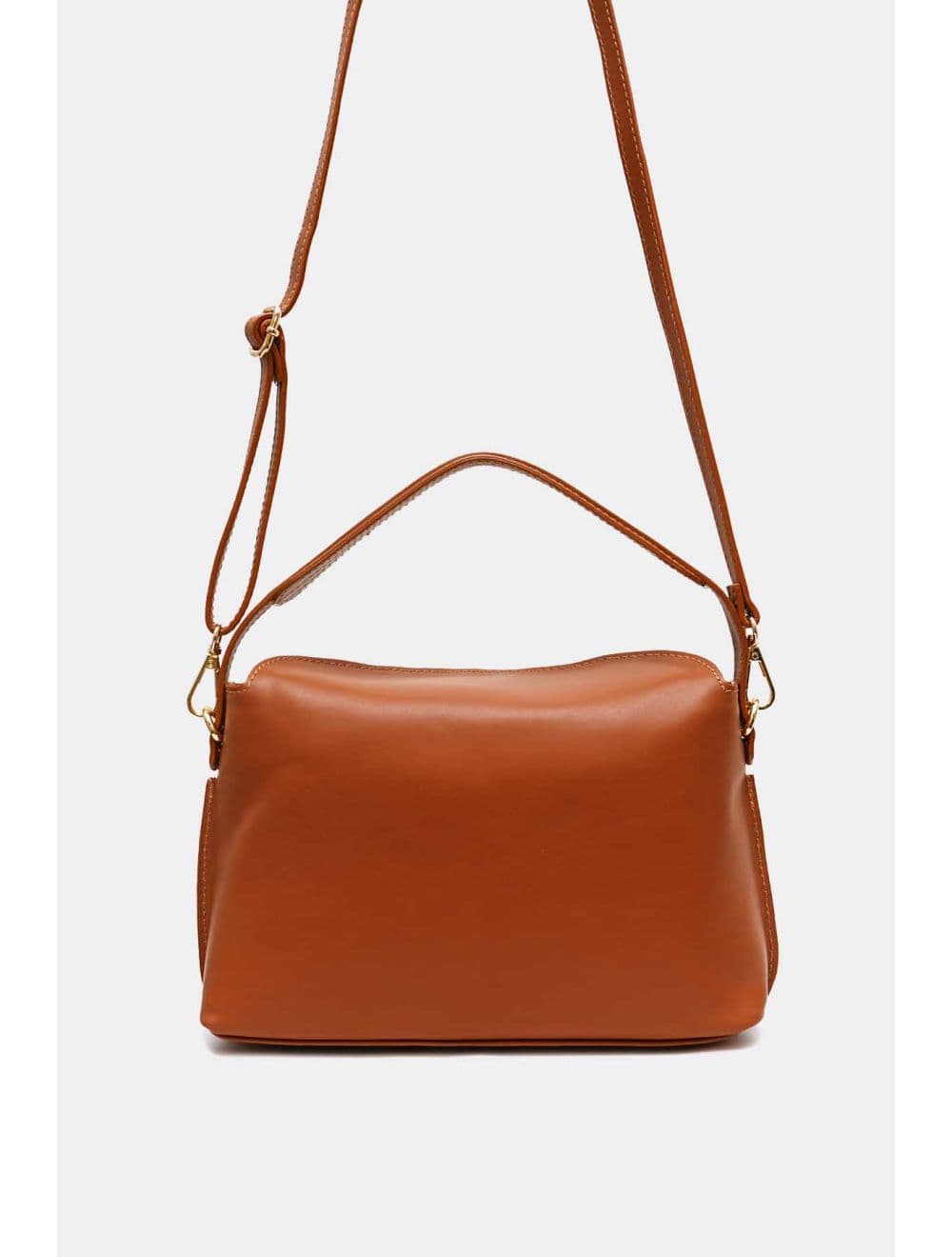 Sac à Main En Cuir De Vachette 4184 HÉLÈNE-Camel — vue 4
