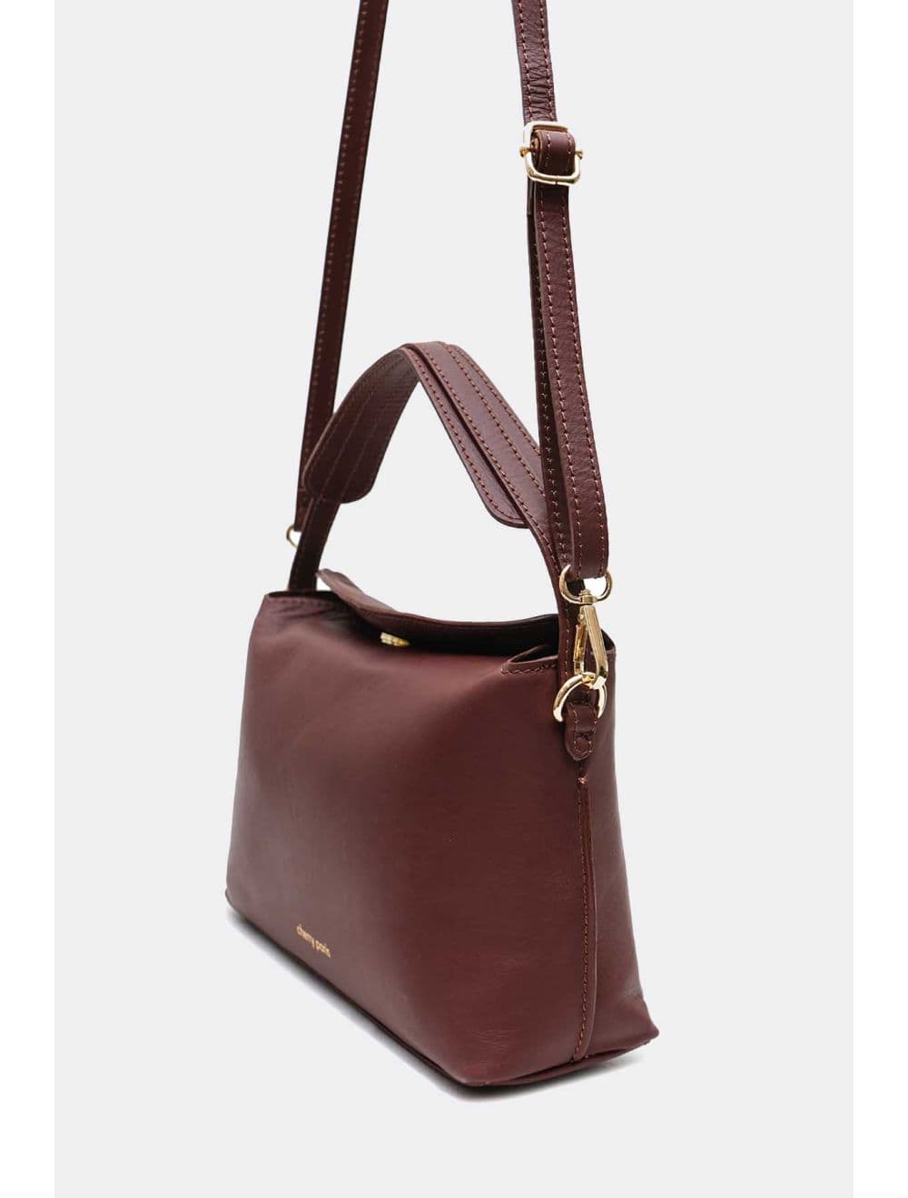Sac à Main En Cuir De Vachette 4184 HÉLÈNE-Marron — vue 2