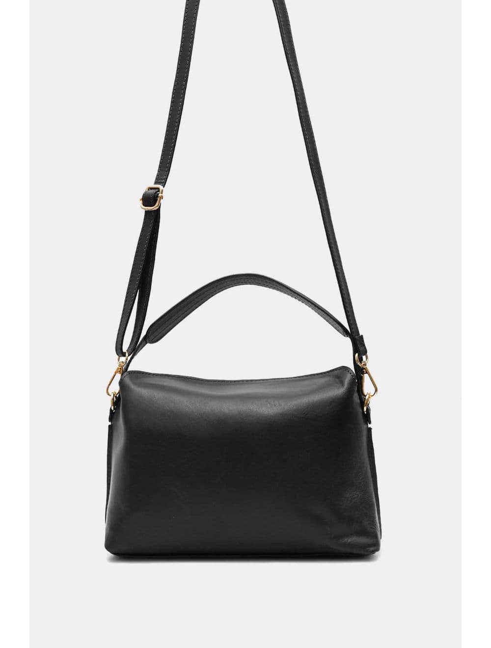 Sac à Main En Cuir De Vachette 4184 HÉLÈNE-Noir — vue 3