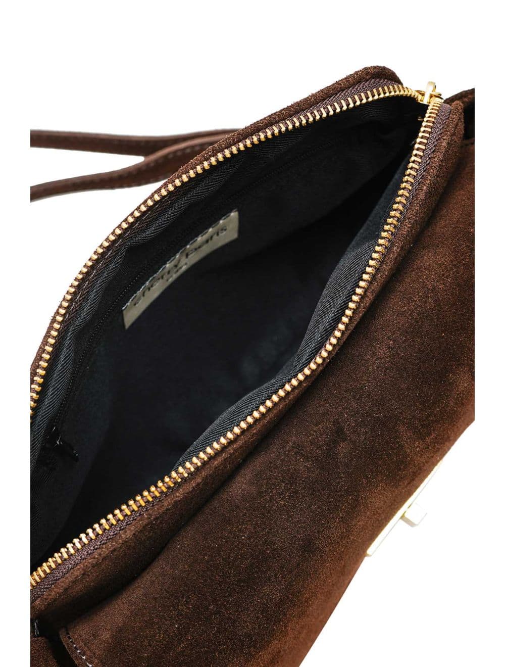 Sac Porté Travers En Croûte De Cuir De Vachette Suède 4188 ILIANA SUÈDE-Chocolat — vue 5