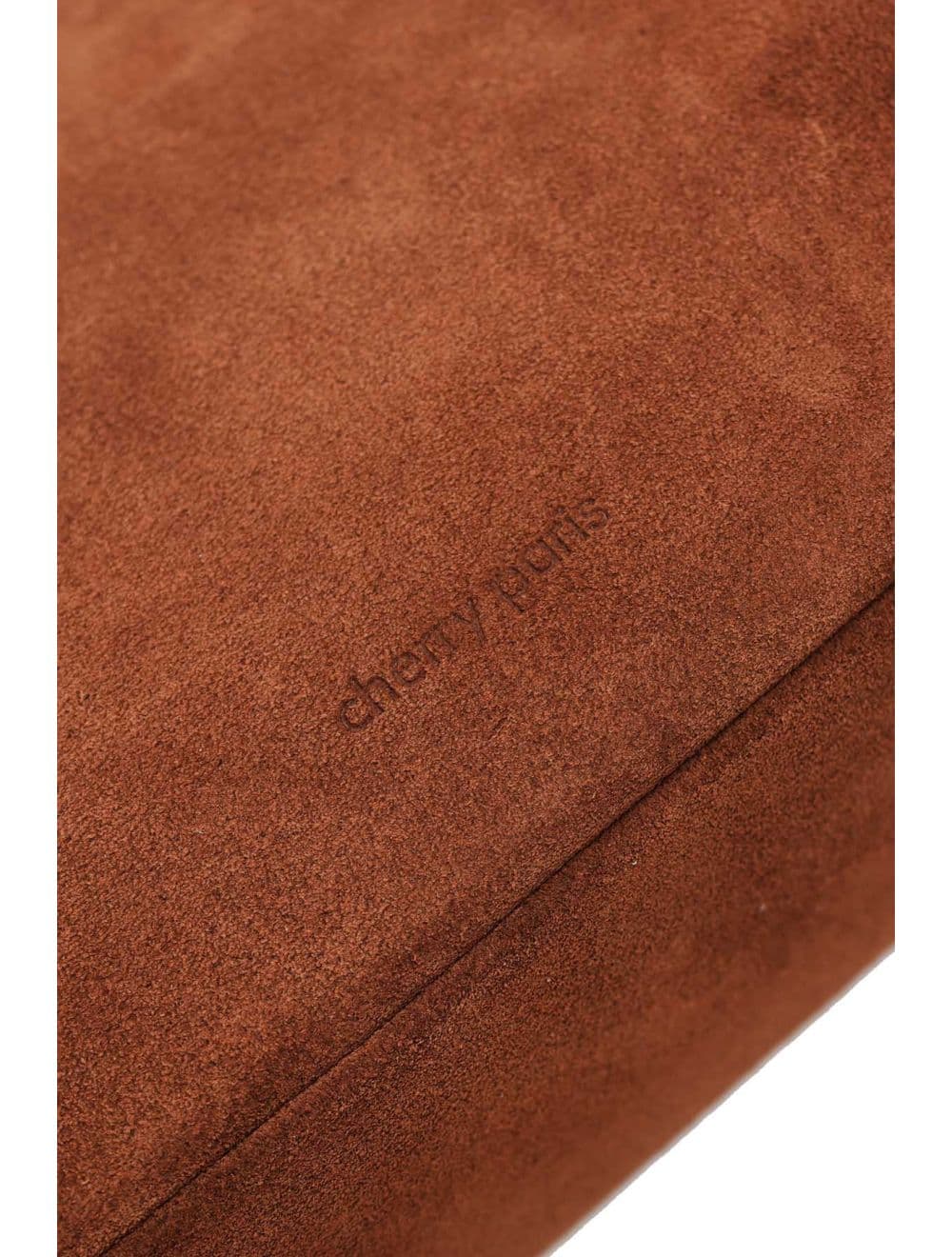 Sac Porté Travers En Croûte De Cuir De Vachette Suède 4188 ILIANA SUÈDE-Marron — vue 4