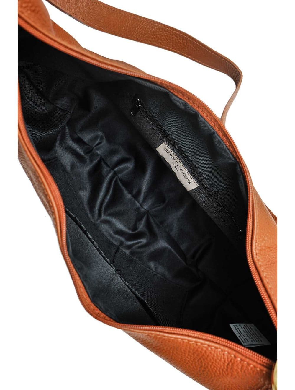 Sac Demi-lune Porté Crossé En Cuir de Vachette 4176 ELVIRE-Cognac — vue 5