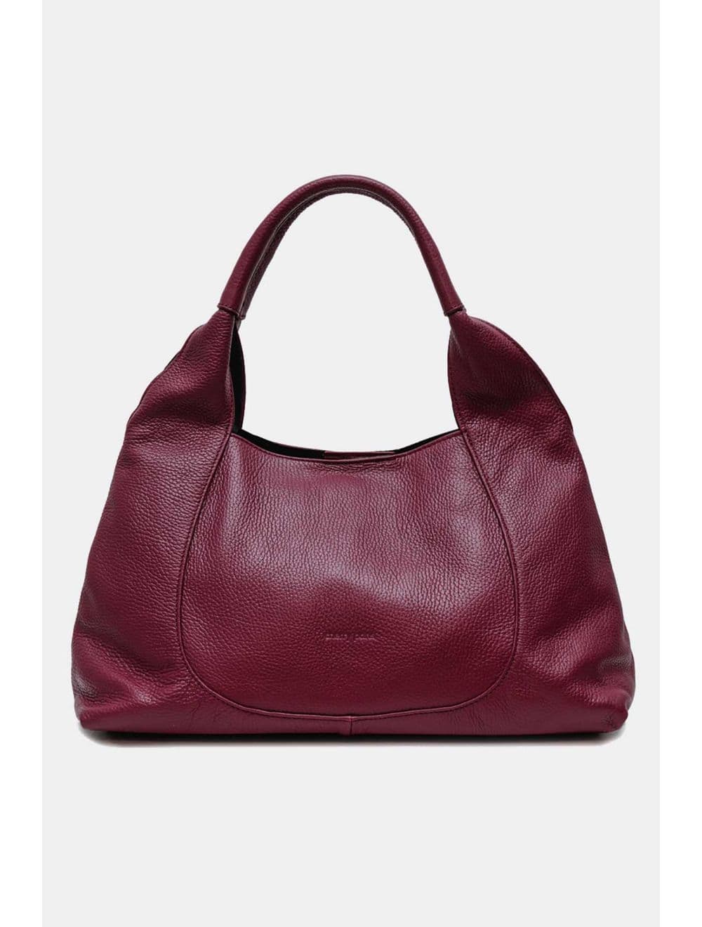 Sac Porté Épaule En Cuir De Vachette Grainée 4175 ANGÉLINE-Bordeaux — vue 2