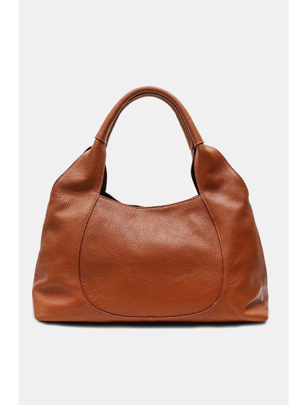 Sac Porté Épaule En Cuir De Vachette Grainée 4175 ANGÉLINE-Cognac — vue 3