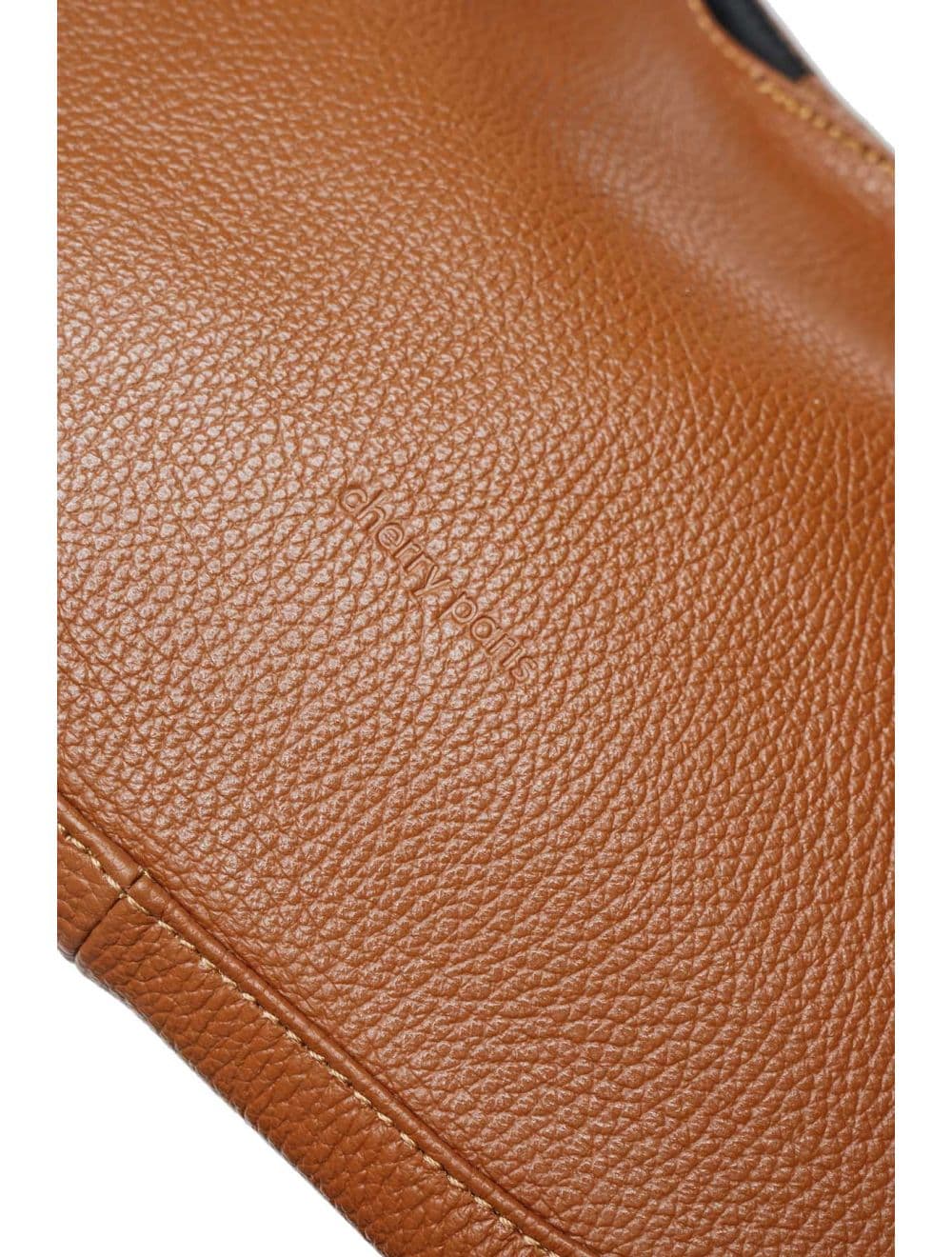 Sac Porté Épaule En Cuir De Vachette Grainée 4175 ANGÉLINE-Cognac — vue 4