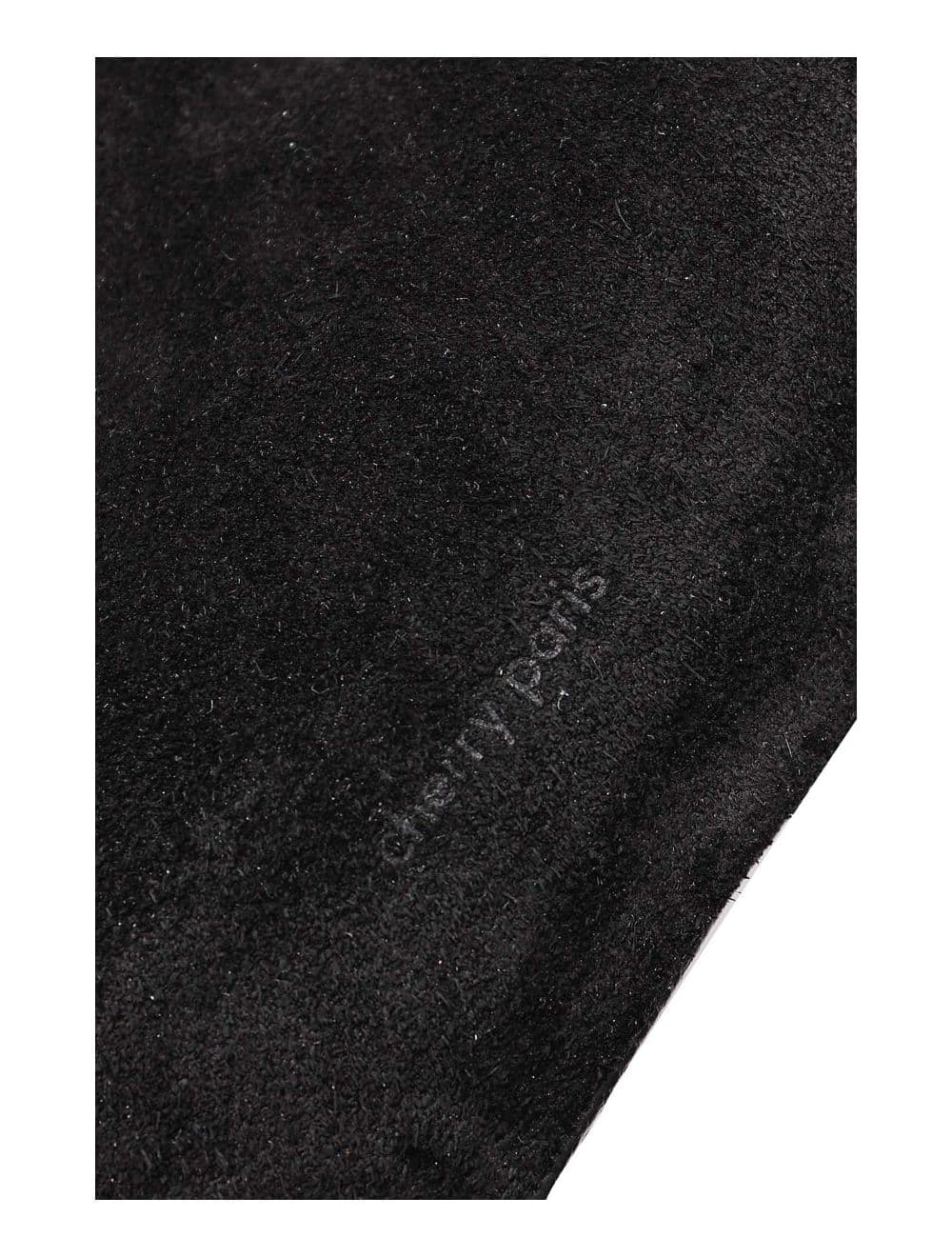 Sac Double Porté En Croûte de Cuir Vachette Suède 4159 AMICIE SUEDE-Noir — vue 6
