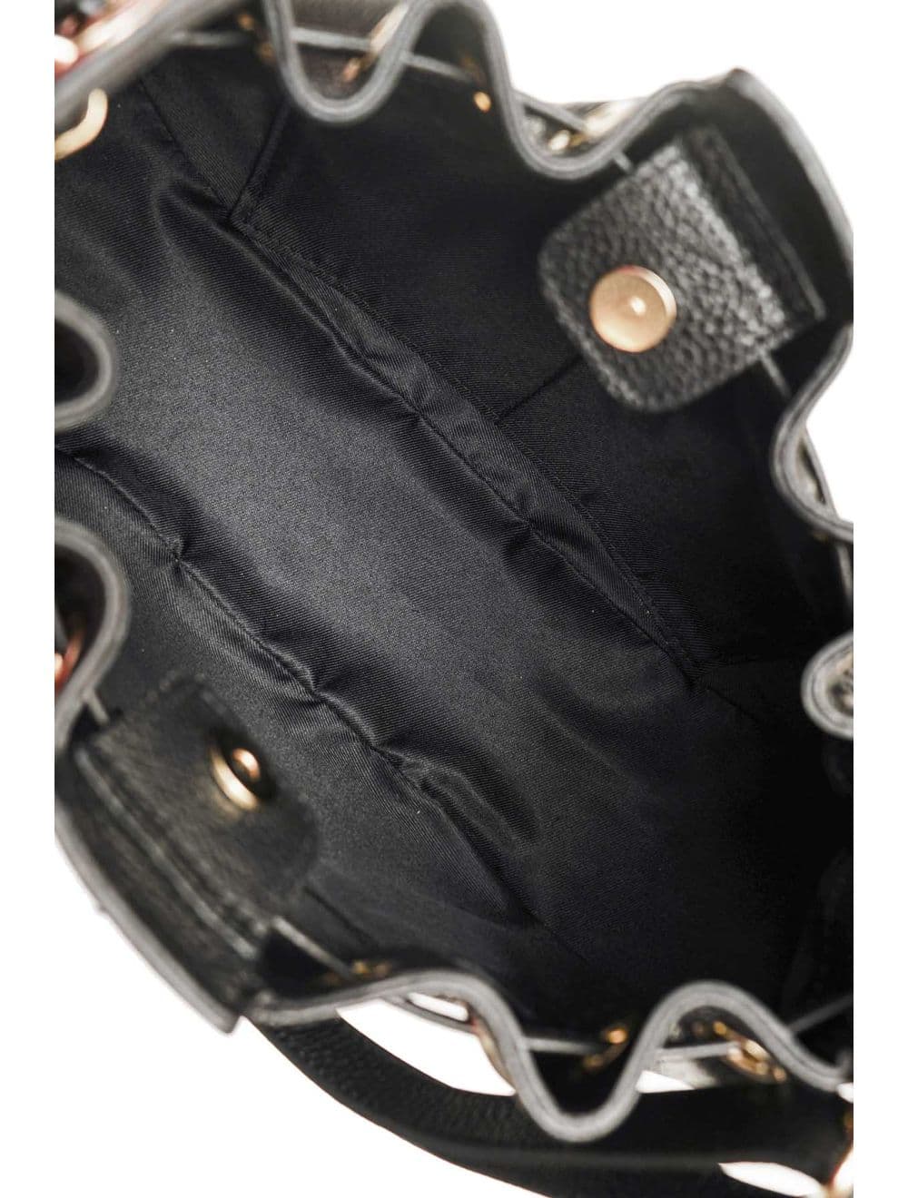Sac Bourse Bandoulière En Cuir De Vachette Grainé 4198 ARWEN-Noir — vue 4