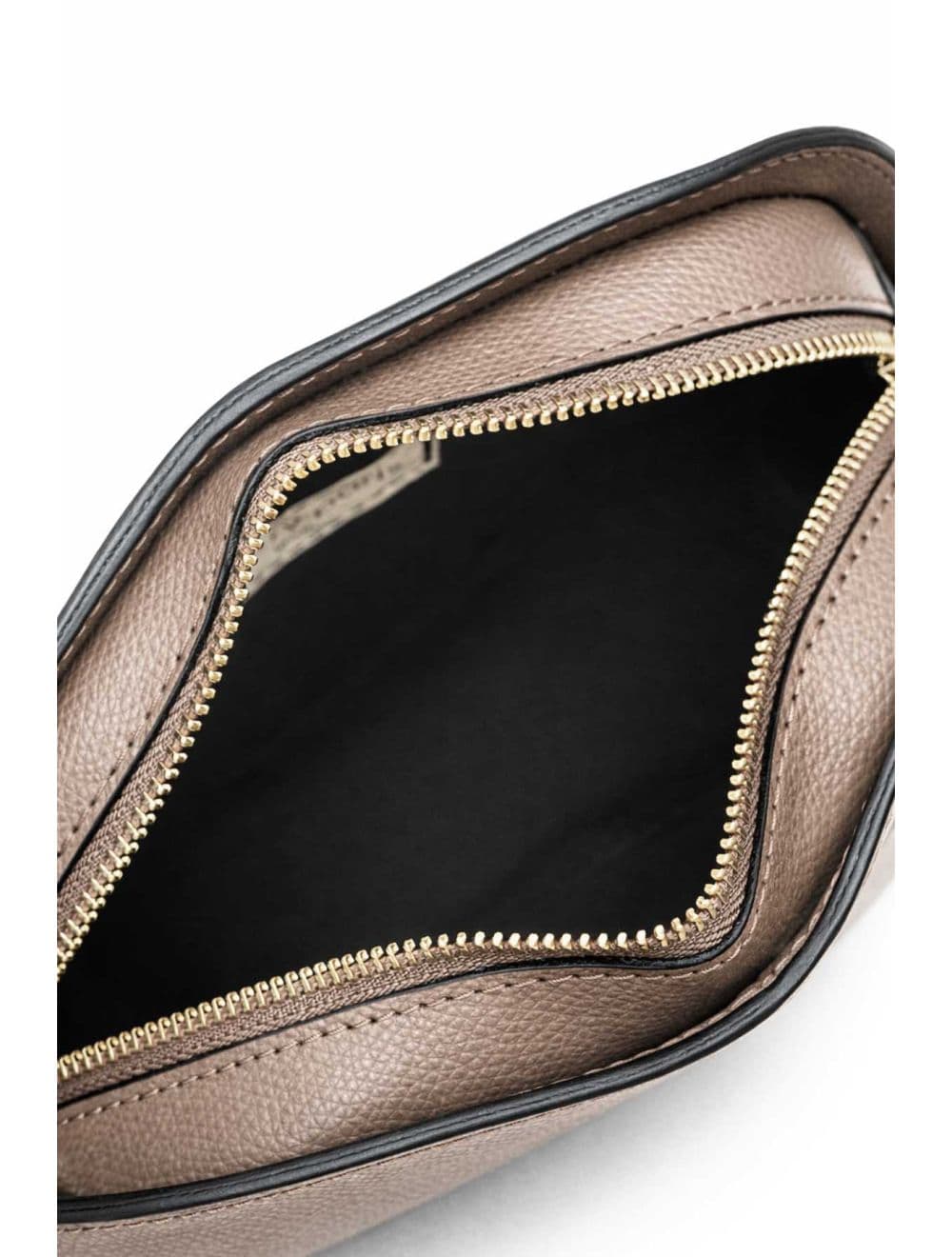 Sac Porté Croisé en Cuir Vachette-DEBORAH PALMELLATO 4013D-Taupe — vue 4