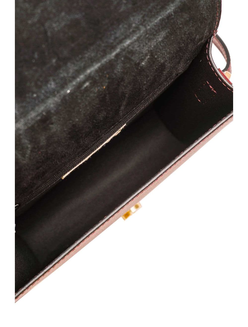 Sac Besace En Cuir De Vachette 4186 MANUELA PALMELLATO-Bordeaux
