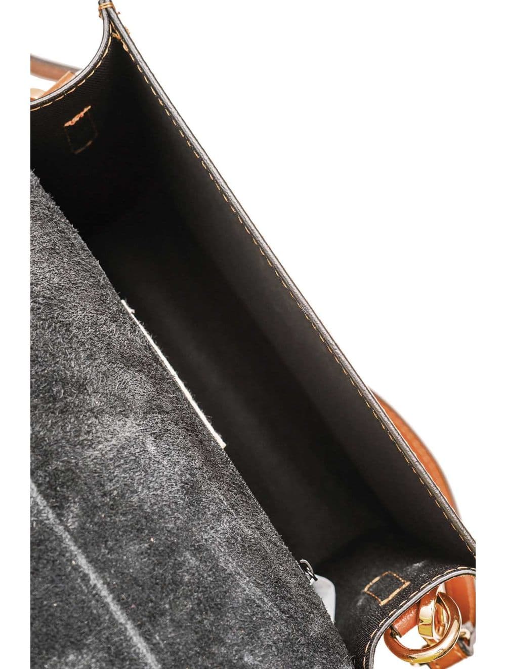 Sac Besace En Cuir De Vachette 4186 MANUELA PALMELLATO-Camel — vue 5