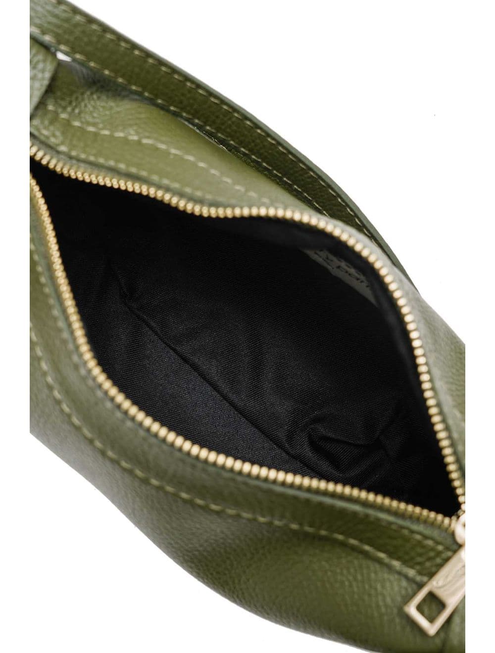 Sac porté croisé en cuir de vachette grainée 4177 ARWEN-Kaki — vue 5