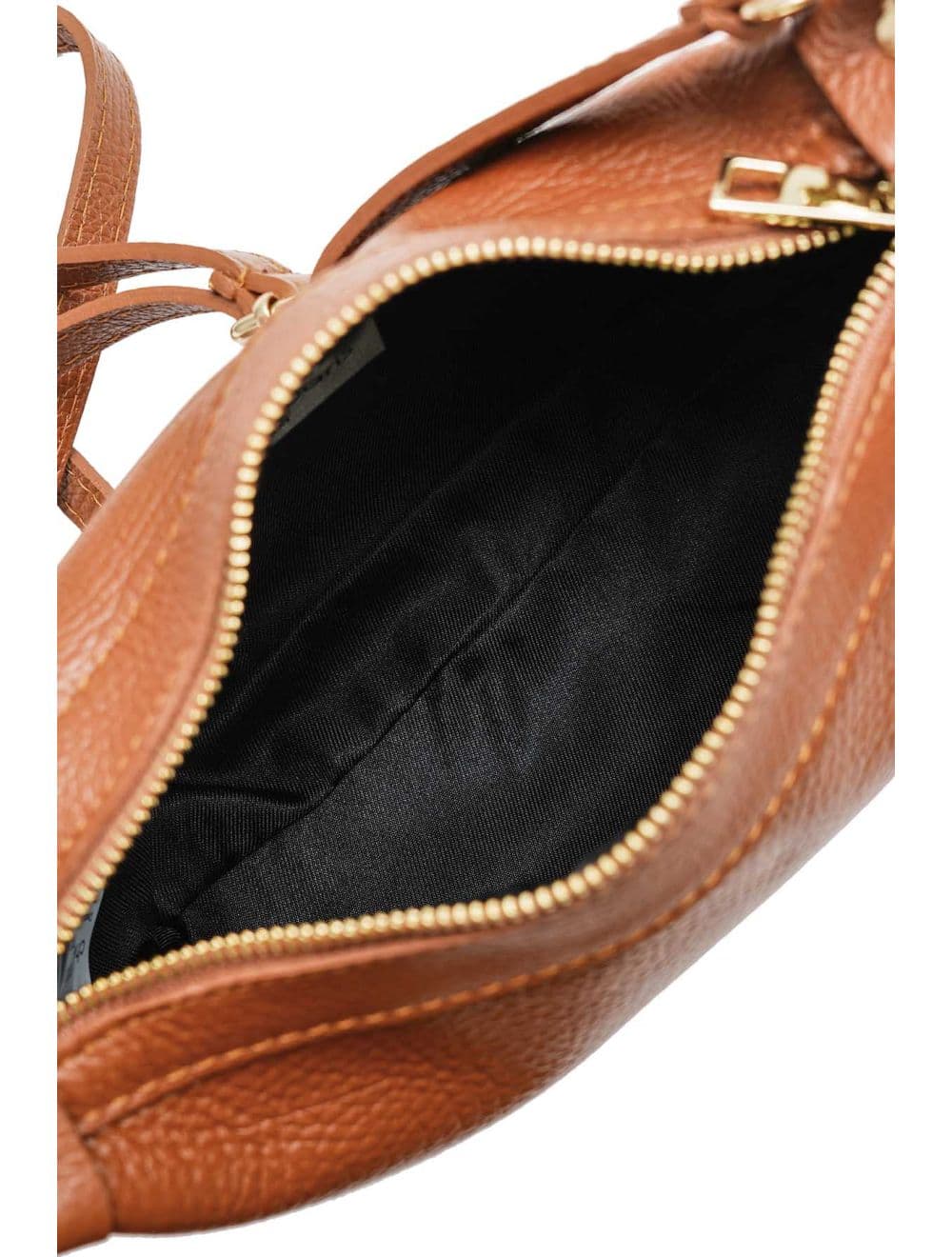 Sac porté croisé en cuir de vachette grainée 4177 ARWEN-Cognac — vue 5