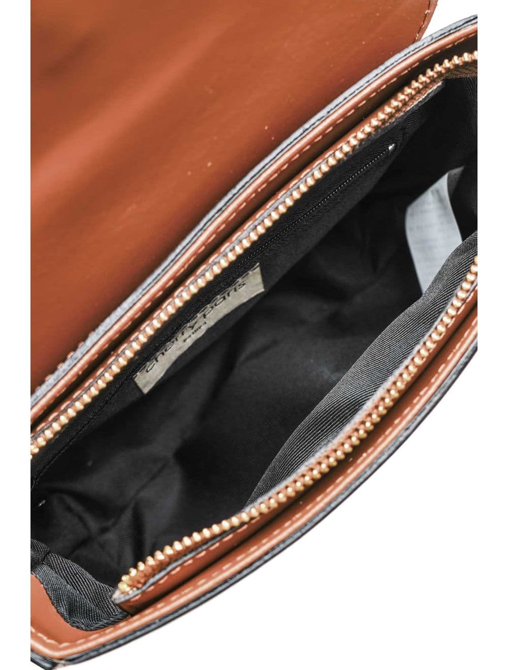 Sac Porté Croisé En Croûte de Vachette Lisse 4180 KADY-Camel — vue 5