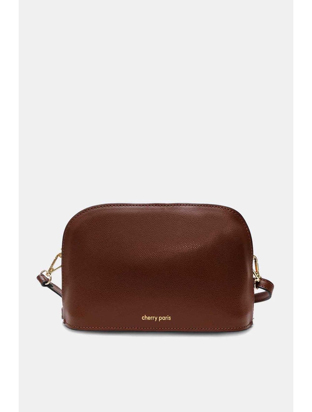 Sac Porté Croisé en Cuir Vachette-DEBORAH PALMELLATO 4013D-Marron