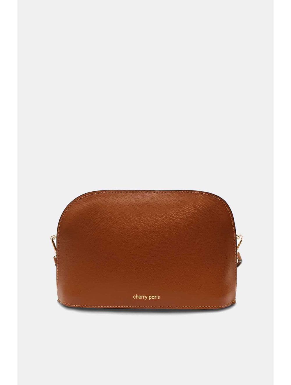 Sac Porté Croisé en Cuir Vachette-DEBORAH PALMELLATO 4013D-Camel