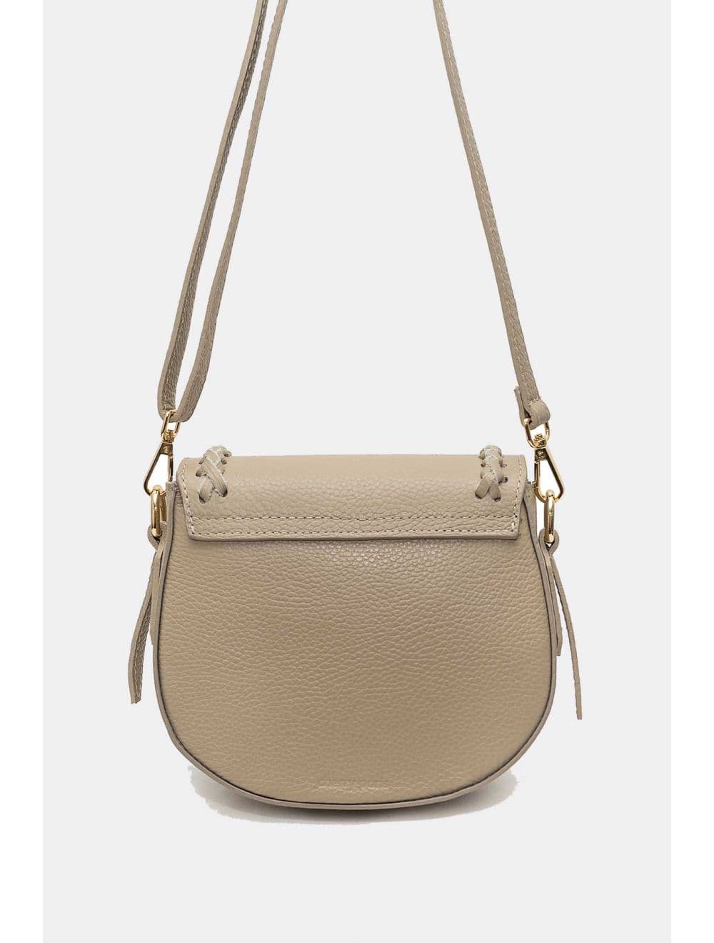 Sac Porté Travers En Cuir Vachette Grainée 4172 DORA-Taupe — vue 4