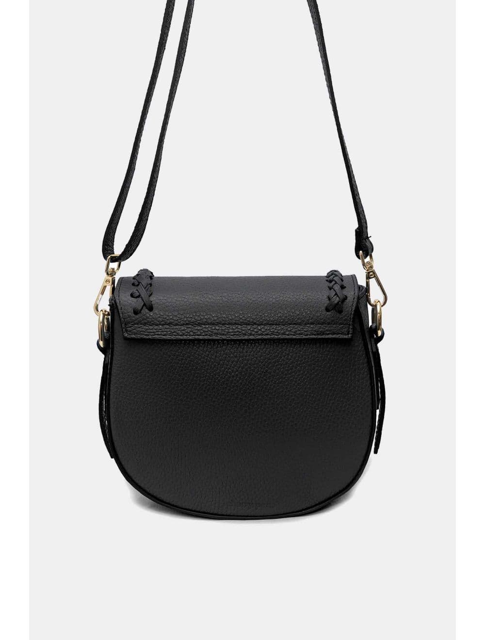 Sac Porté Travers En Cuir Vachette Grainée 4172 DORA-Noir — vue 4