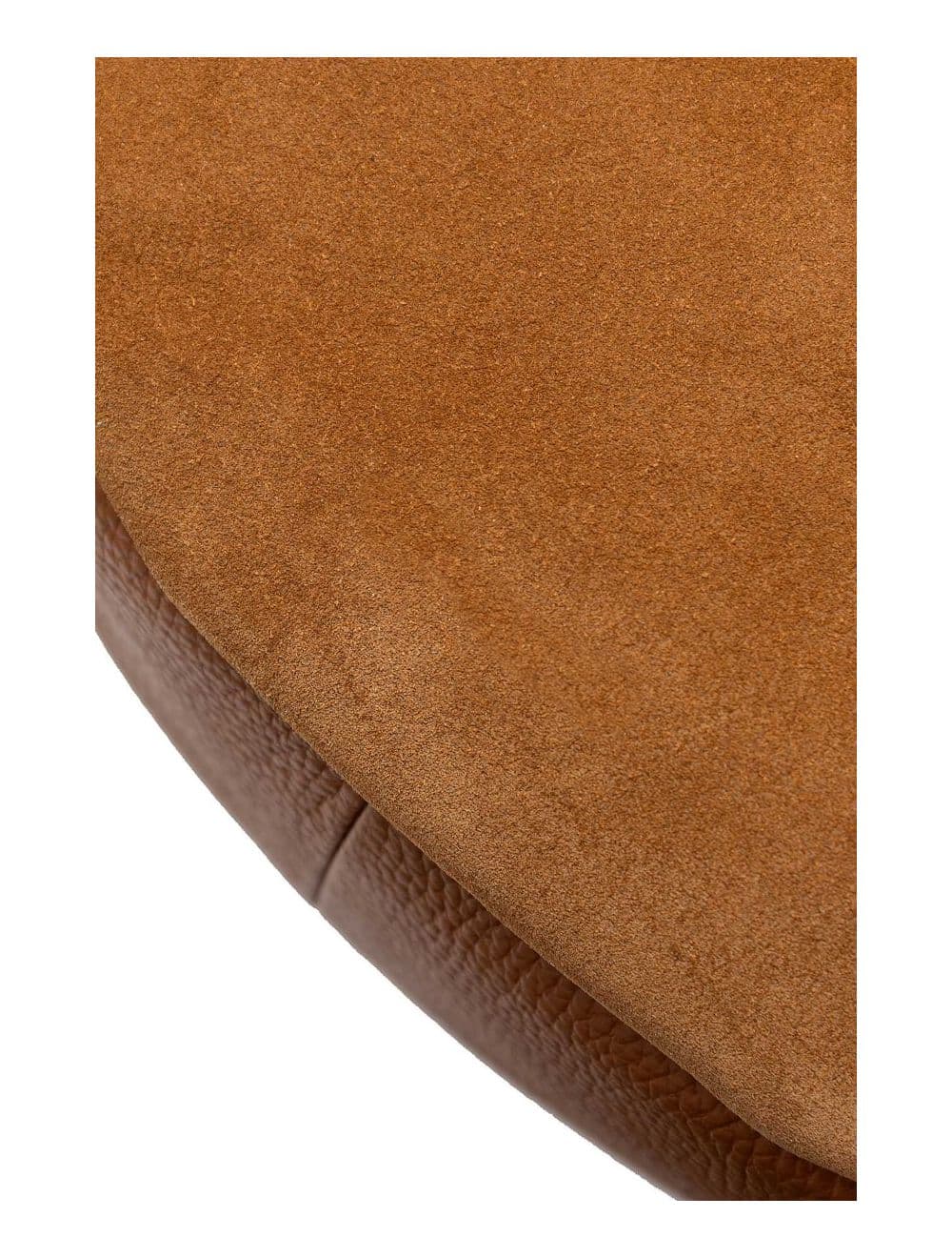 Sac Porté Épaule Croûte Cuir Vachette Suède et Grainée 4165 NADINE SUEDE-Cognac — vue 6