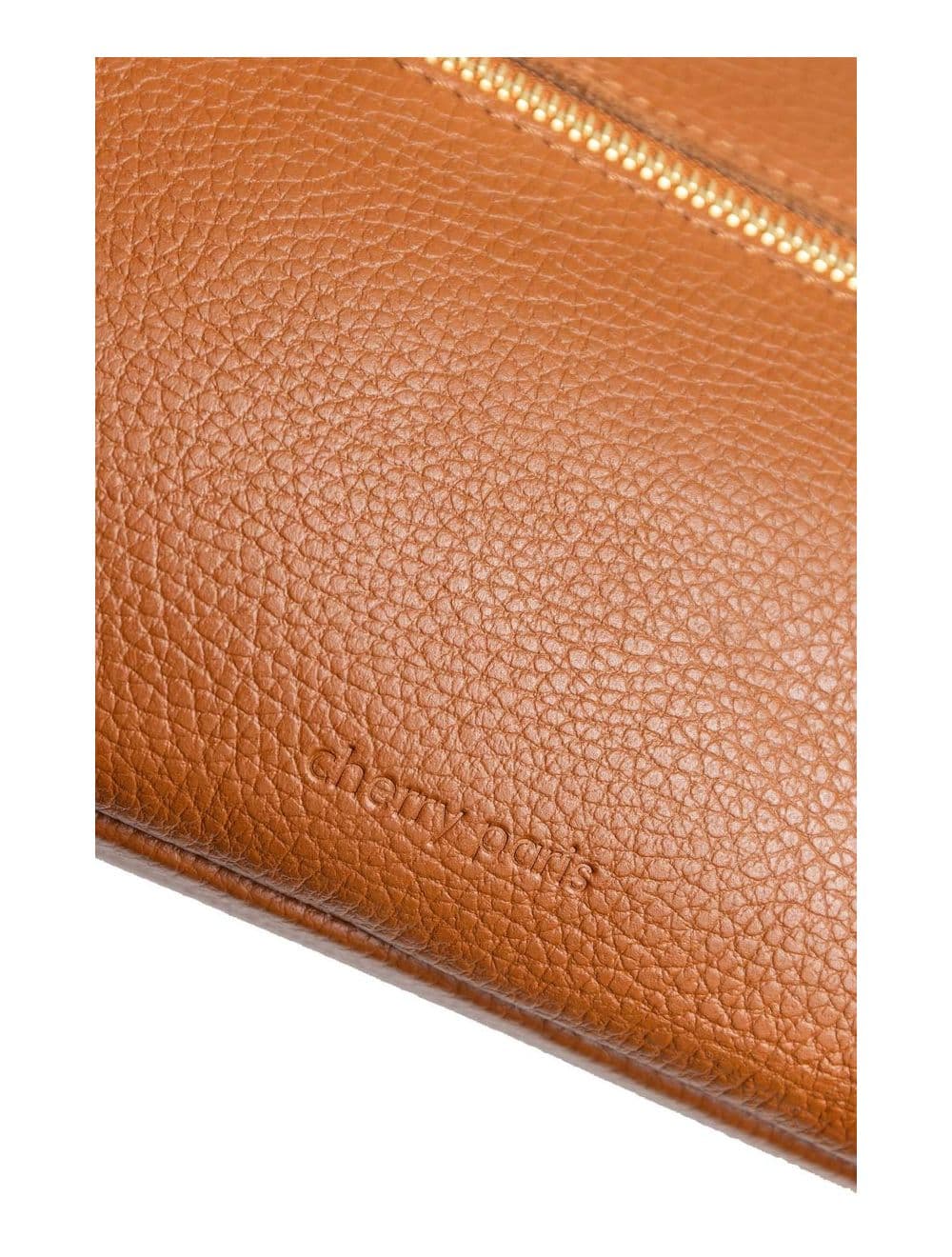 Sac Porté Croisé En Cuir De Vachette Grainée 4167 MARJANE-Cognac — vue 4