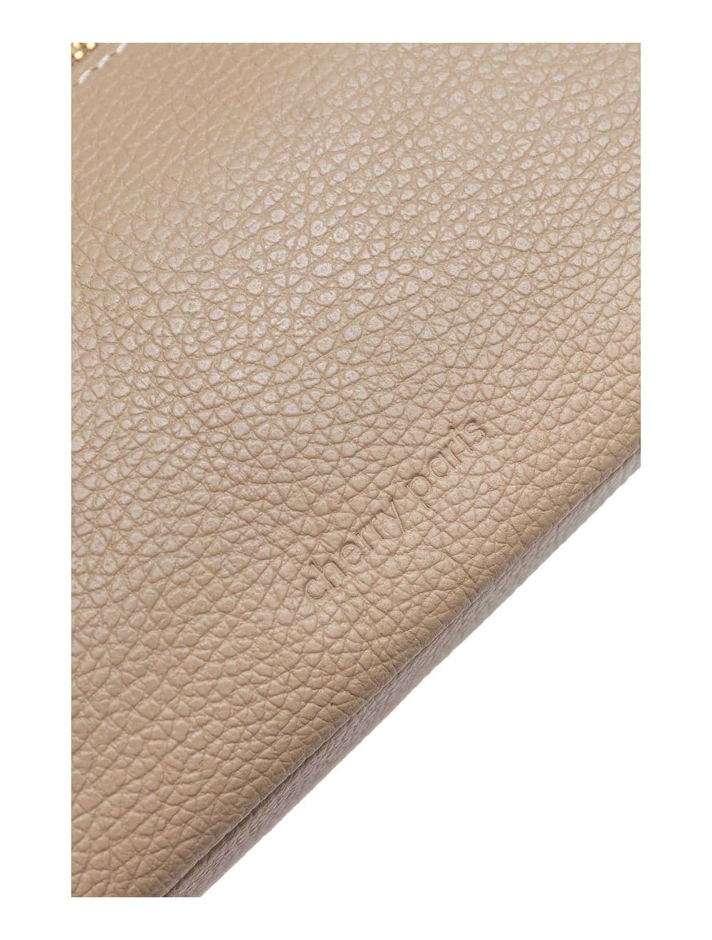 Sac Porté Croisé En Cuir De Vachette Grainée 4167 MARJANE-Taupe — vue 5