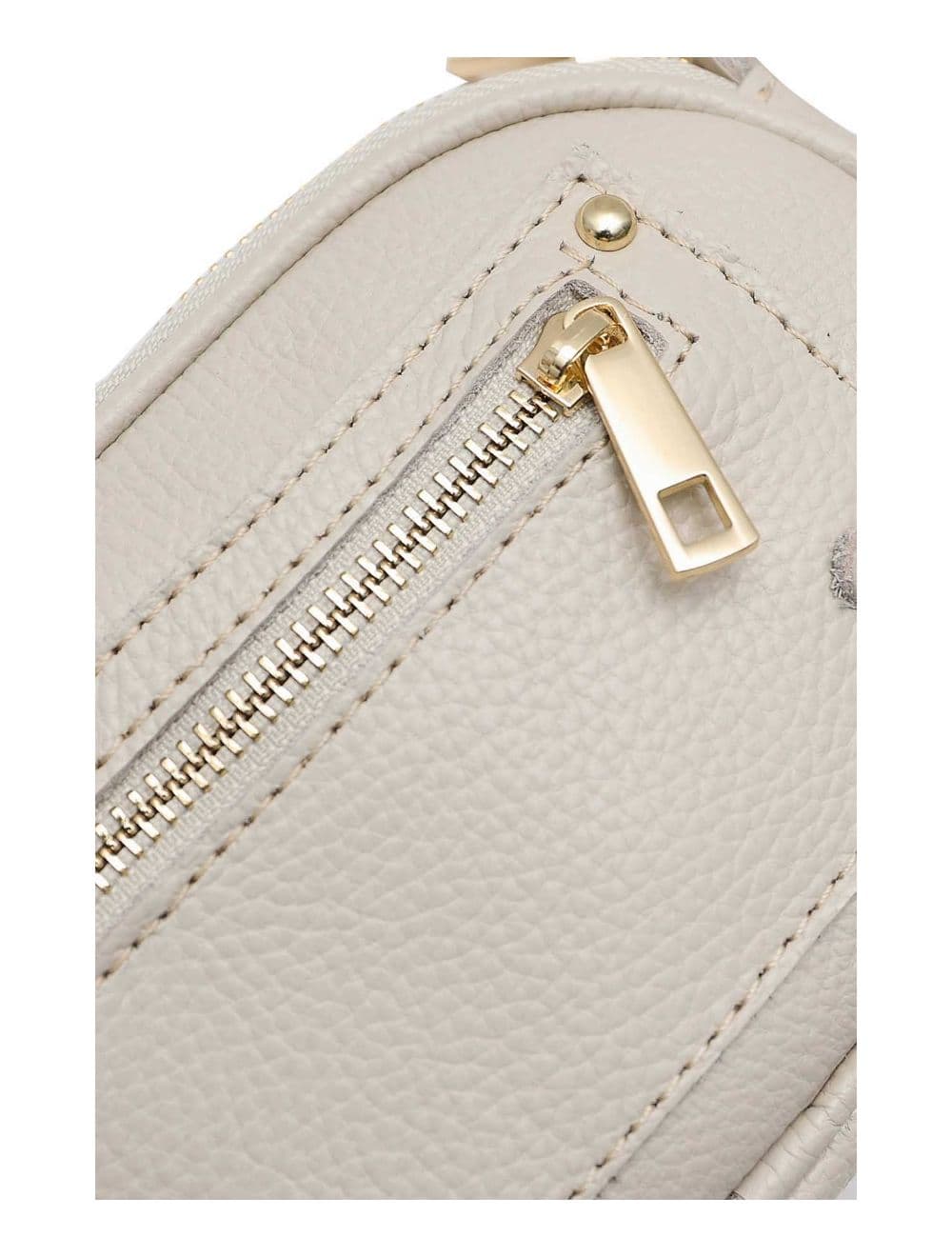 Sac Pochette Cuir de Vachette Grainée 4160 YUMI-Beige — vue 5
