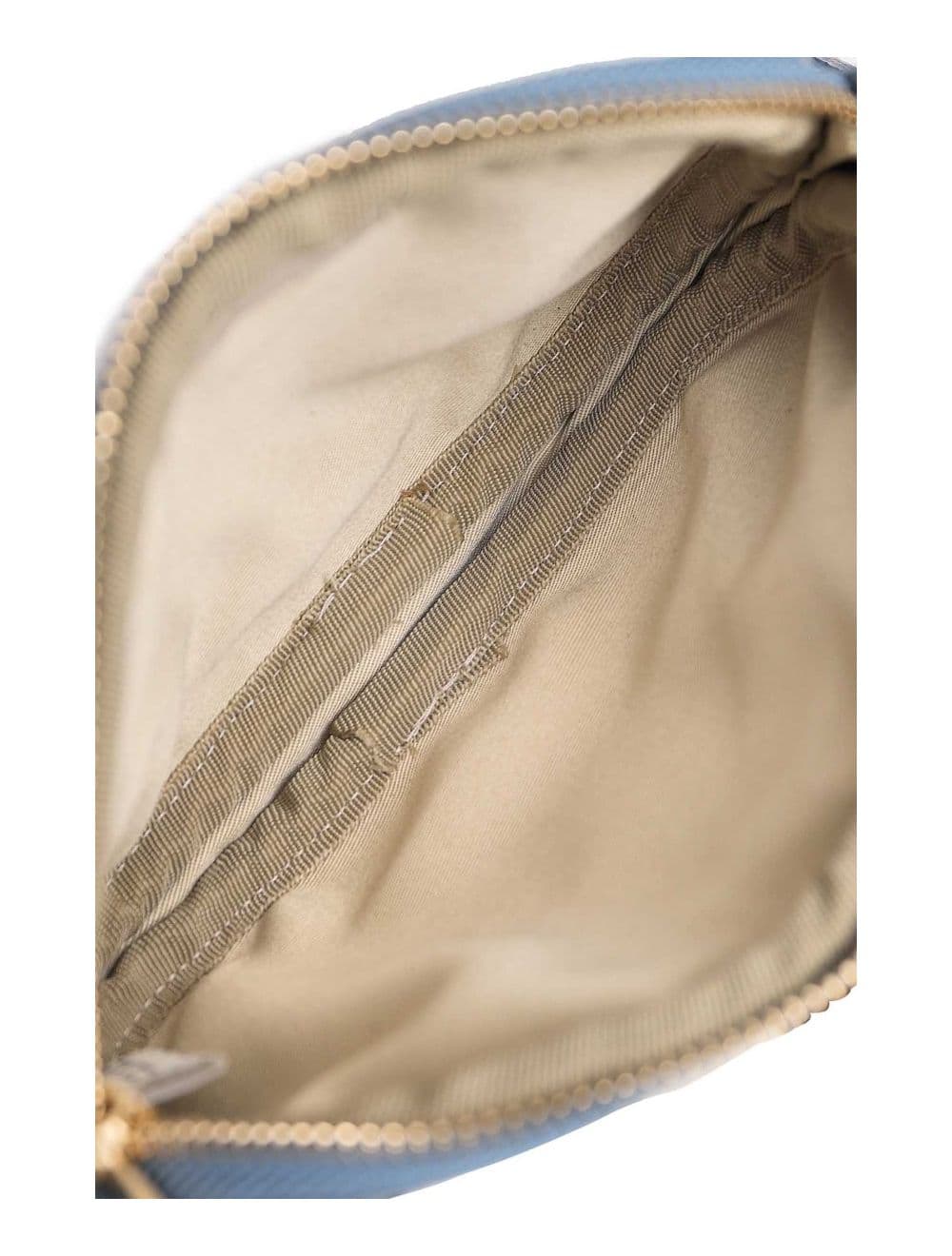 Sac Pochette Cuir de Vachette Grainée 4160 YUMI-Bleu — vue 5