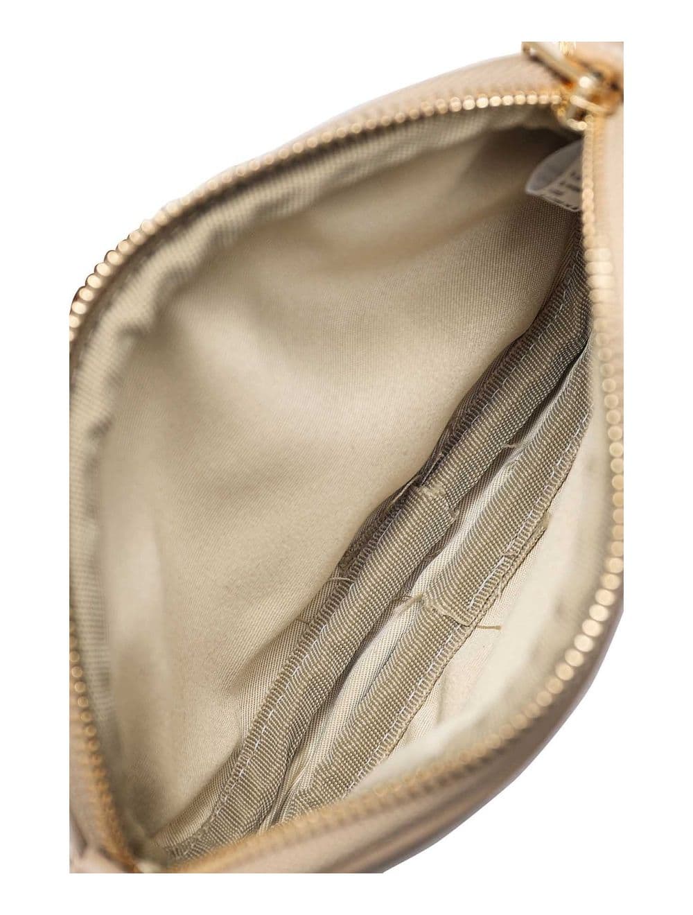 Sac Pochette Cuir de Vachette Grainée 4160 YUMI-Taupe