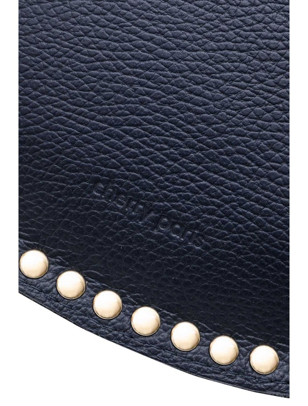 Sac Banane En Croûte Vachette Grainée Cloutée 4147 BEATRICE-Marine — vue 5