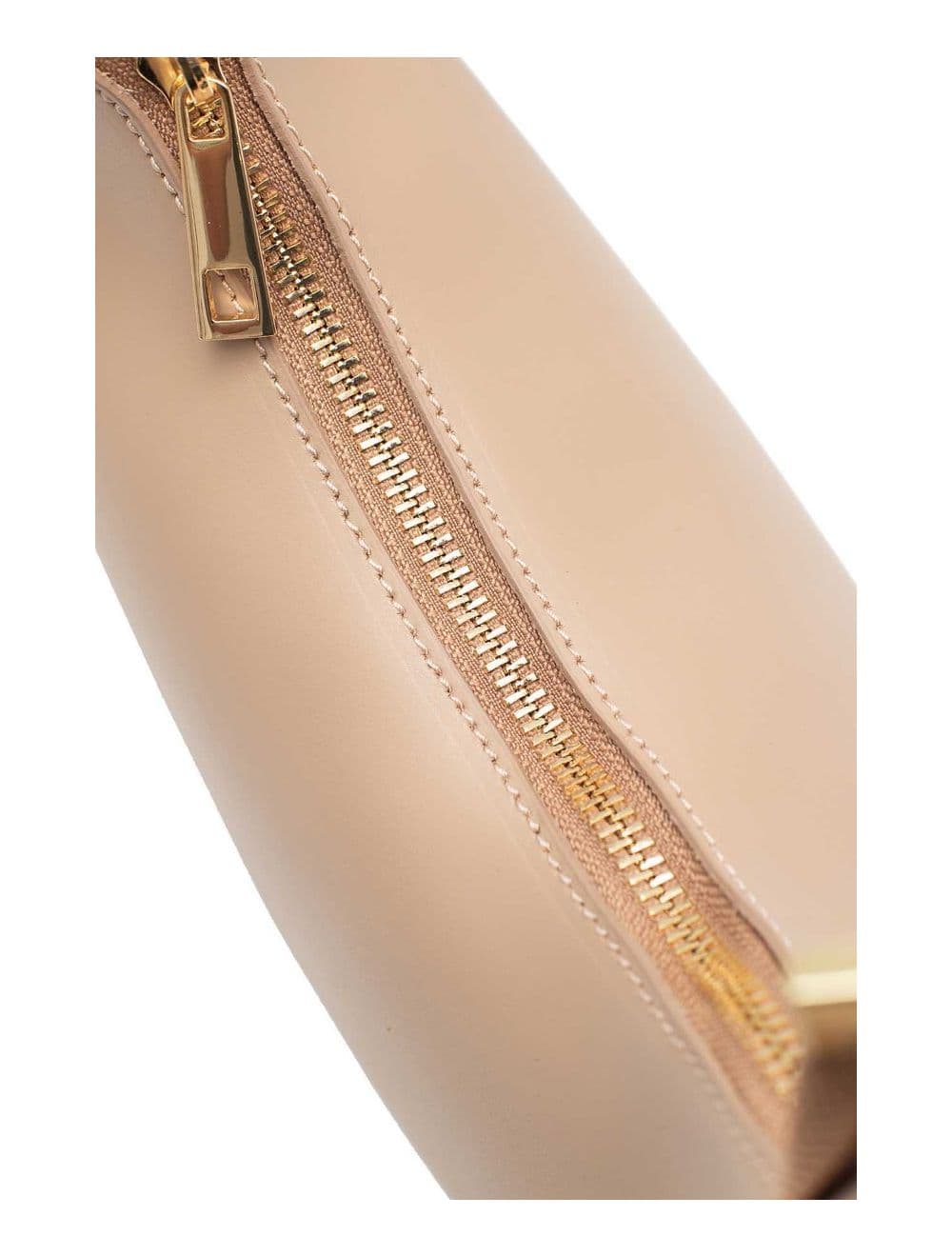 Sac Porté Croisé en Croûte Cuir Vachette Lisse 4076 DANA-Sable — vue 5