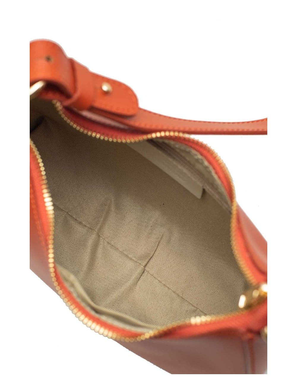 Sac Porté Croisé en Croûte Cuir Vachette Lisse 4076 DANA-Rouille — vue 4