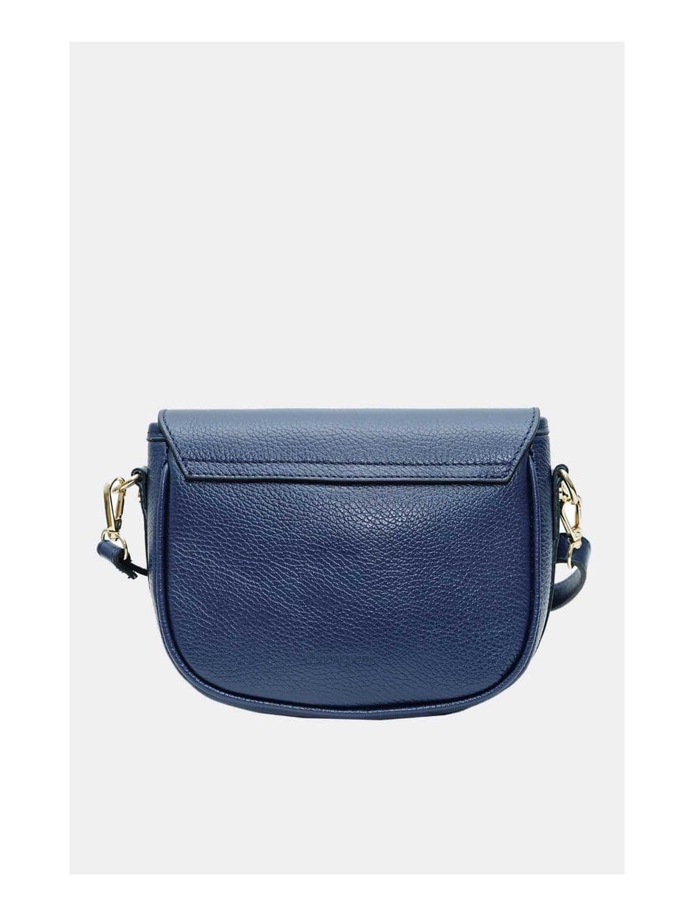 Sac Bandoulière En Cuir Vachette Grainée 4143 FANTINE-Marine — vue 4