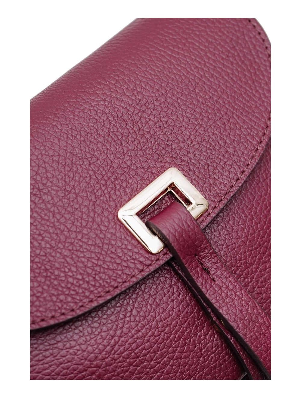 Sac Bandoulière En Cuir Vachette Grainée 4143 FANTINE-Bordeaux — vue 4