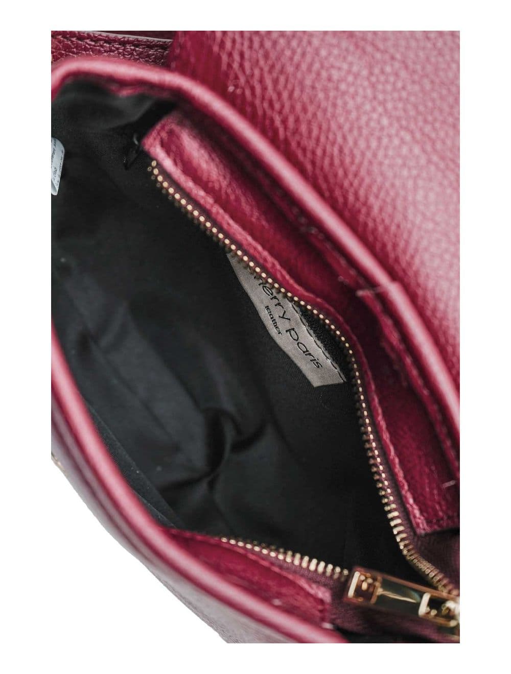 Sac Bandoulière En Cuir Vachette Grainée 4143 FANTINE-Bordeaux — vue 6