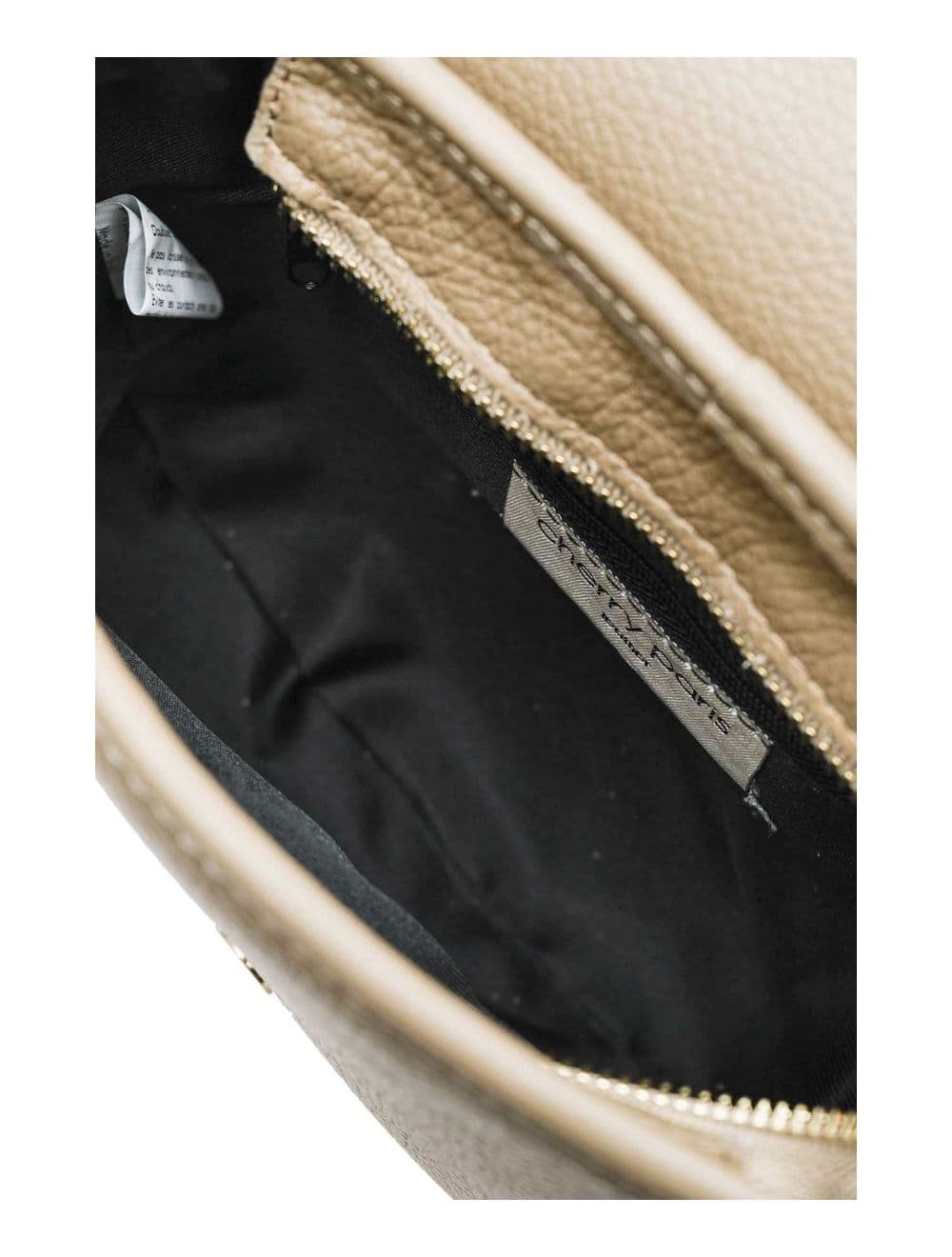 Sac Bandoulière En Cuir Vachette Grainée 4143 FANTINE-Taupe