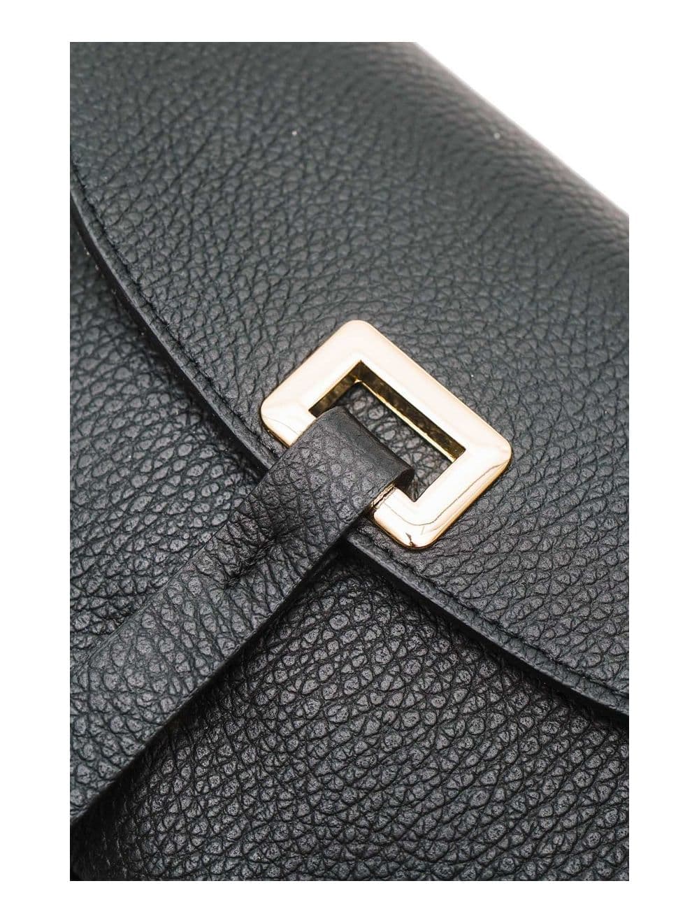 Sac Bandoulière En Cuir Vachette Grainée 4143 FANTINE-Noir — vue 4
