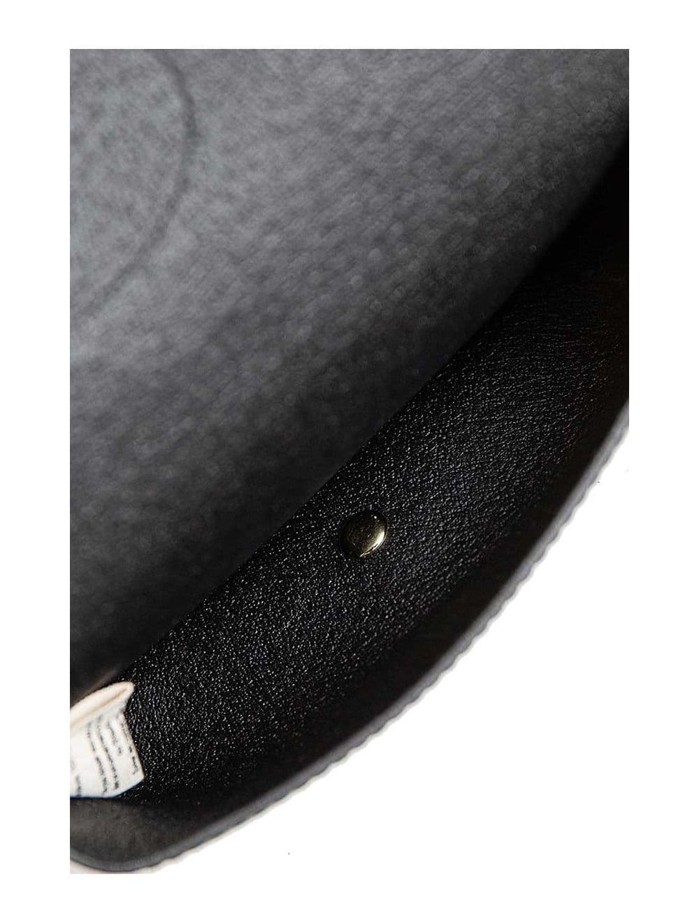 Sac pochette banane en croûte de cuir de vachette lisse-3968 PHILOMENE -TAUPE FONCÉ