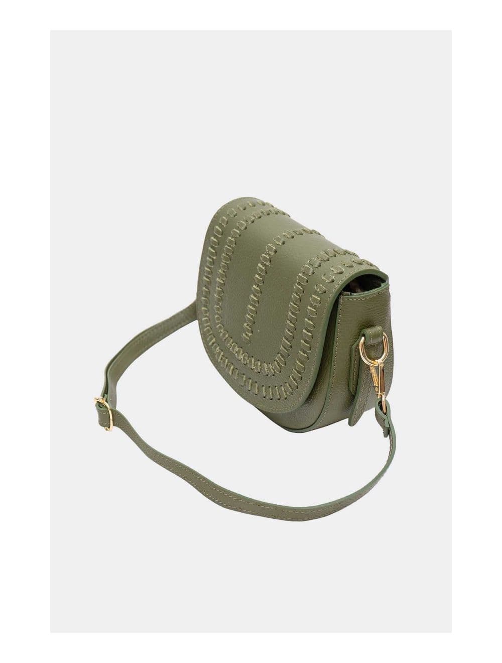 Sac Porté Travers En Cuir Vachette Gainé-TATIANA 4080-Khaki — vue 3