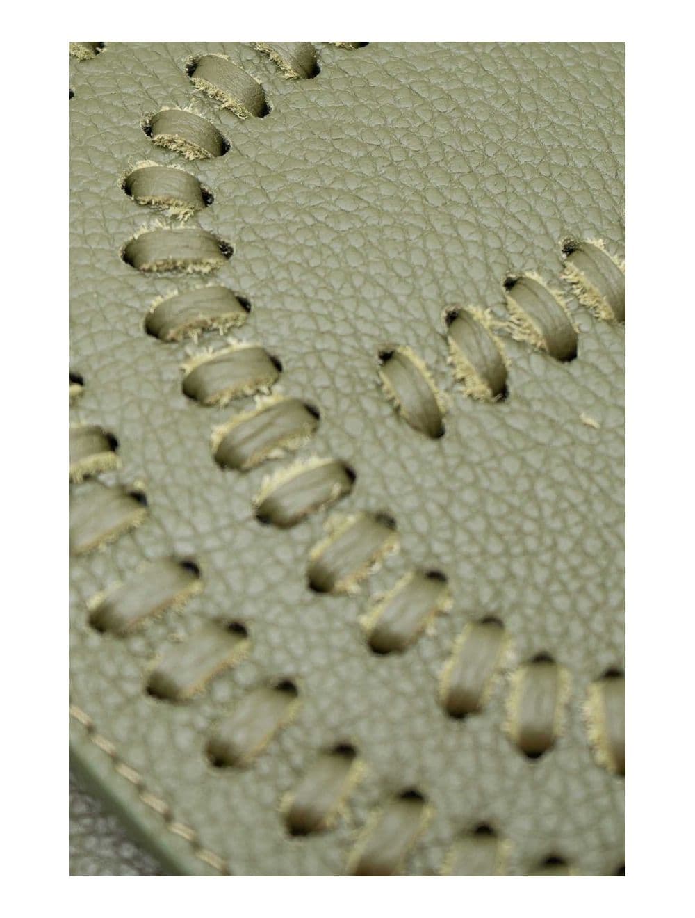 Sac Porté Travers En Cuir Vachette Gainé-TATIANA 4080-Khaki — vue 4