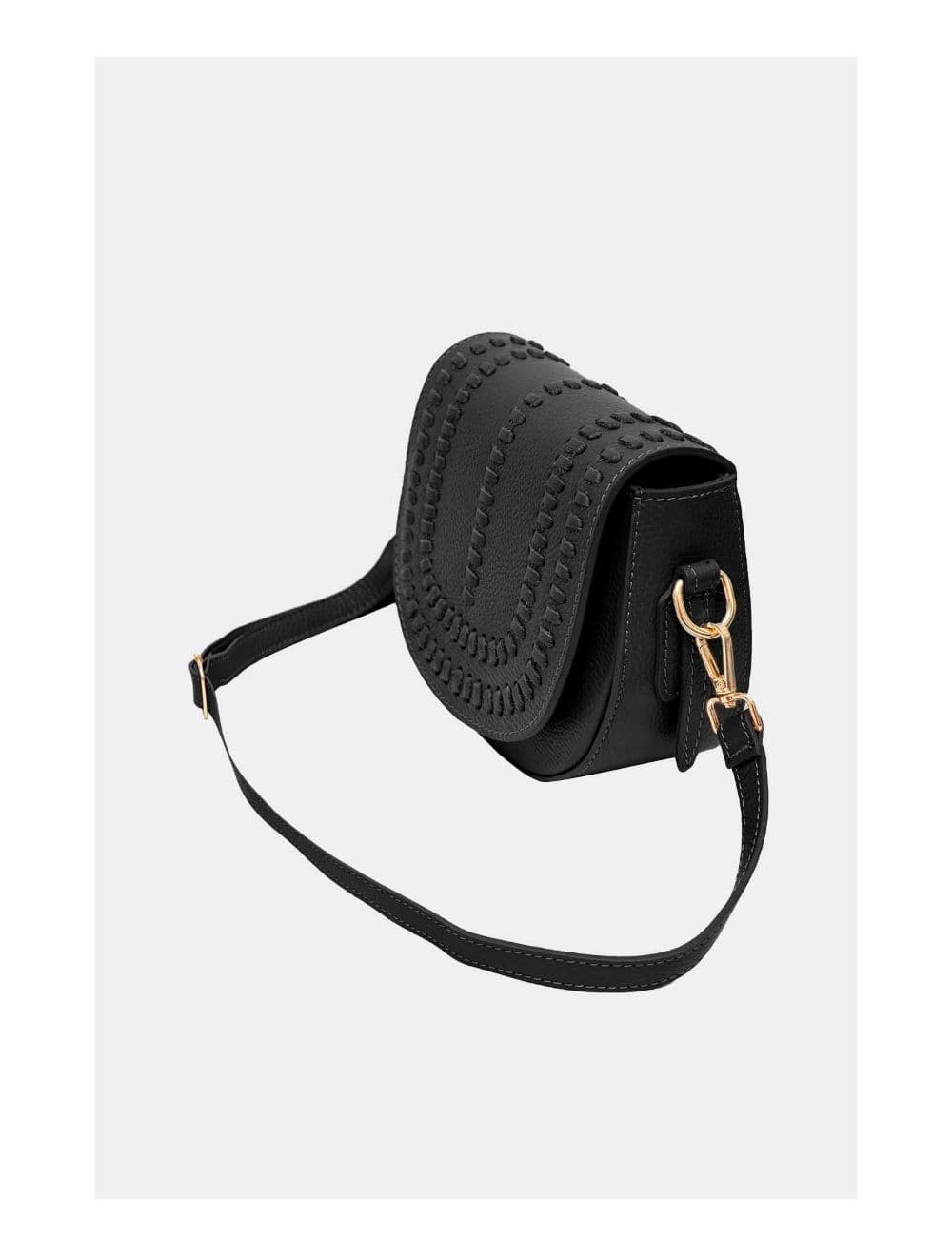 Sac Porté Travers En Cuir Vachette Gainé-TATIANA 4080-Black — vue 3