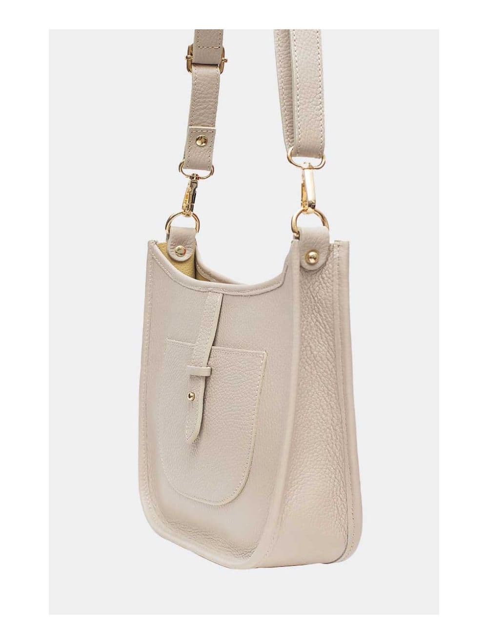 Sac Porté Travers en Cuir Vachette Grainée SIENNA 4057-BEIGE — vue 3