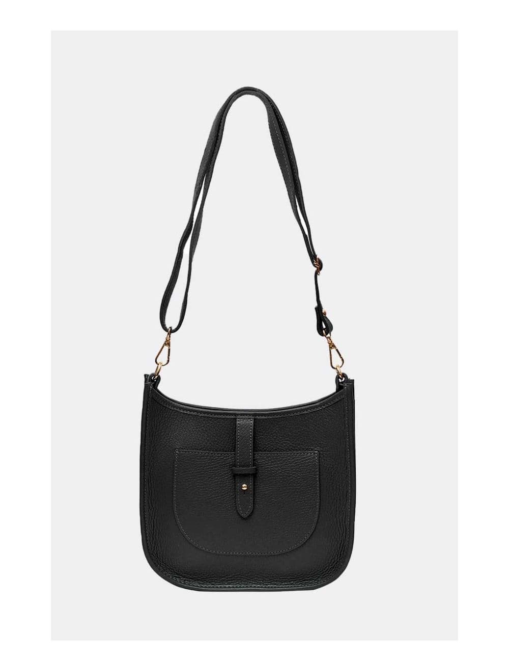 Sac Porté Travers en Cuir Vachette Grainée SIENNA 4057-NOIR — vue 4