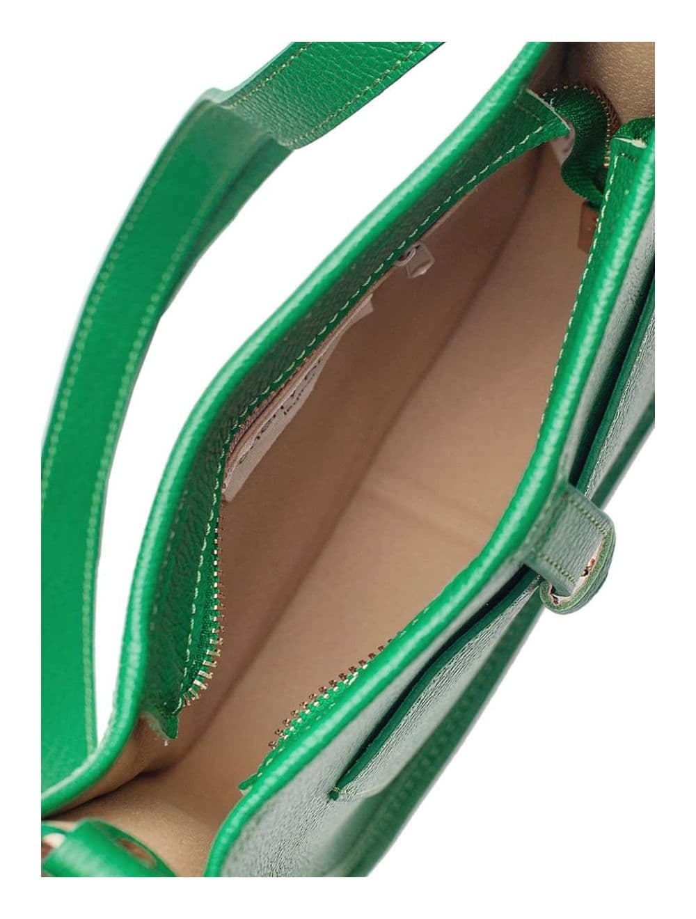Sac Porté Travers en Cuir Vachette Grainée SIENNA 4057-VERT EMERAUDE — vue 3
