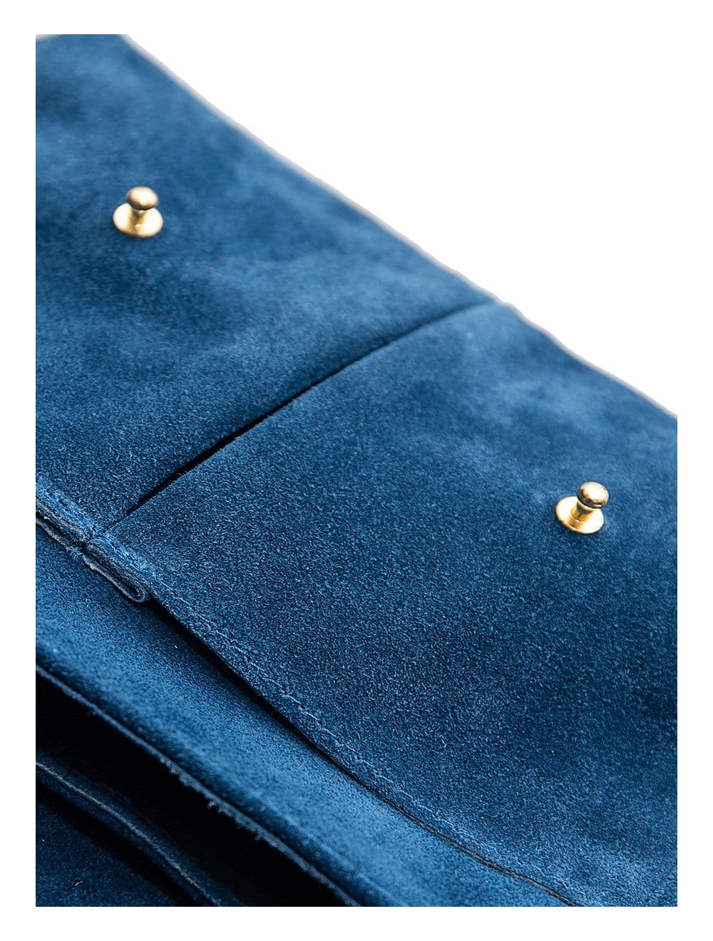 Sac Besace Porté Croisé en Croûte Cuir Vachette-ANGELA 4048-BLEU — vue 3