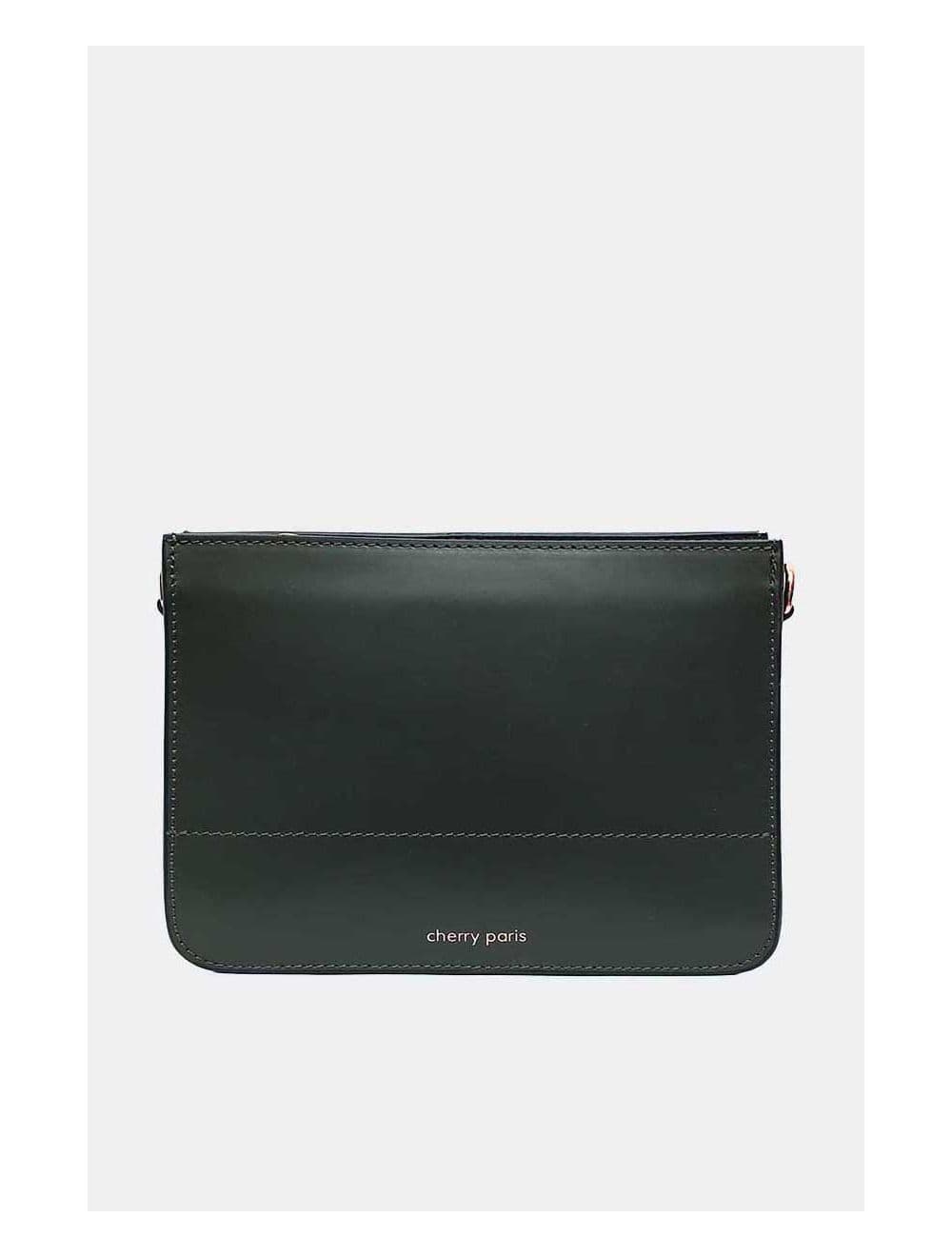 Sac Porté Croisé en Cuir Vachette-TIFFANY 4044-VERT