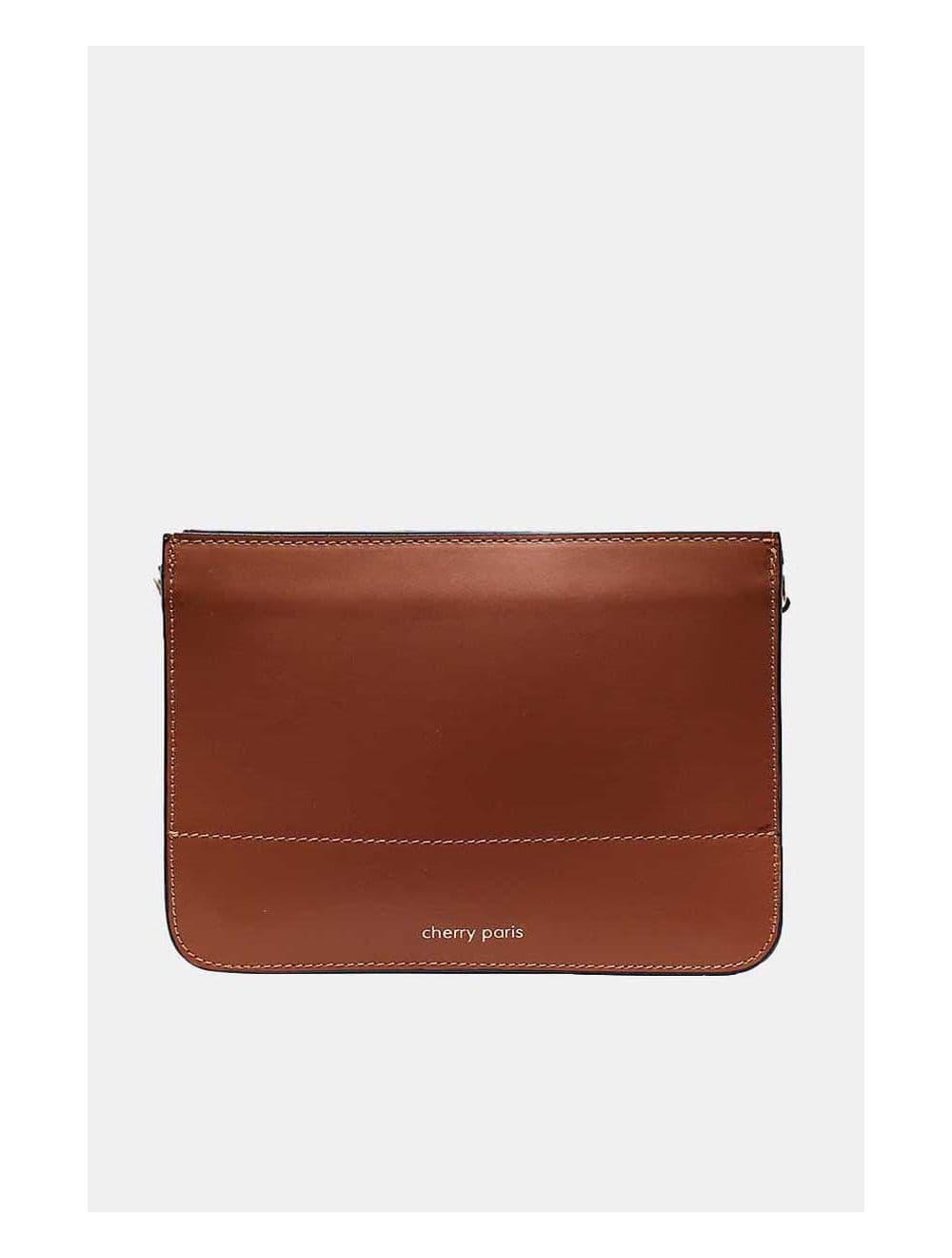 Sac Porté Croisé en Cuir Vachette-TIFFANY 4044-CAMEL