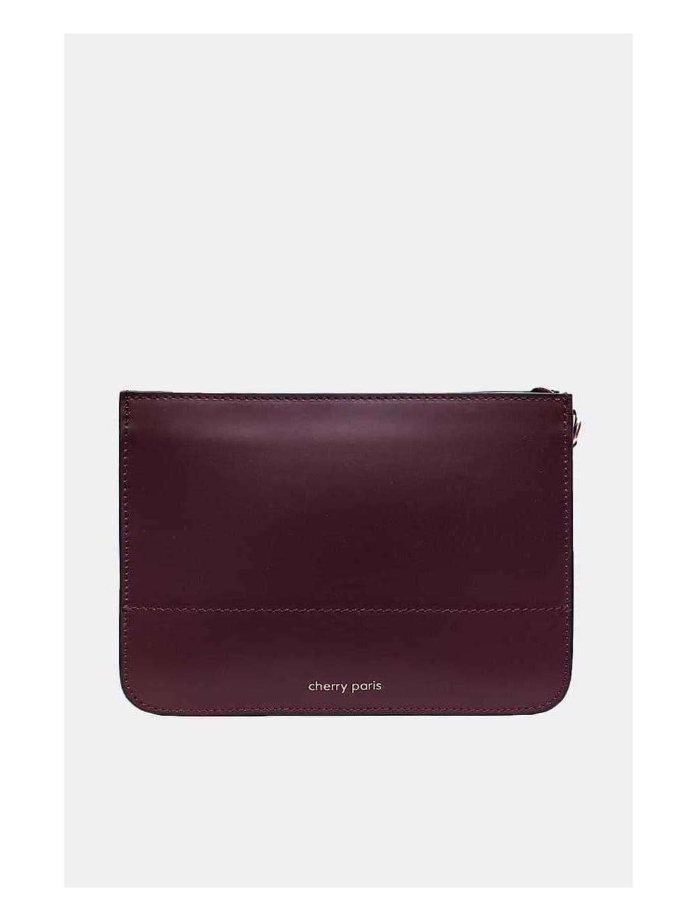 Sac Porté Croisé en Cuir Vachette-TIFFANY 4044-BORDEAUX