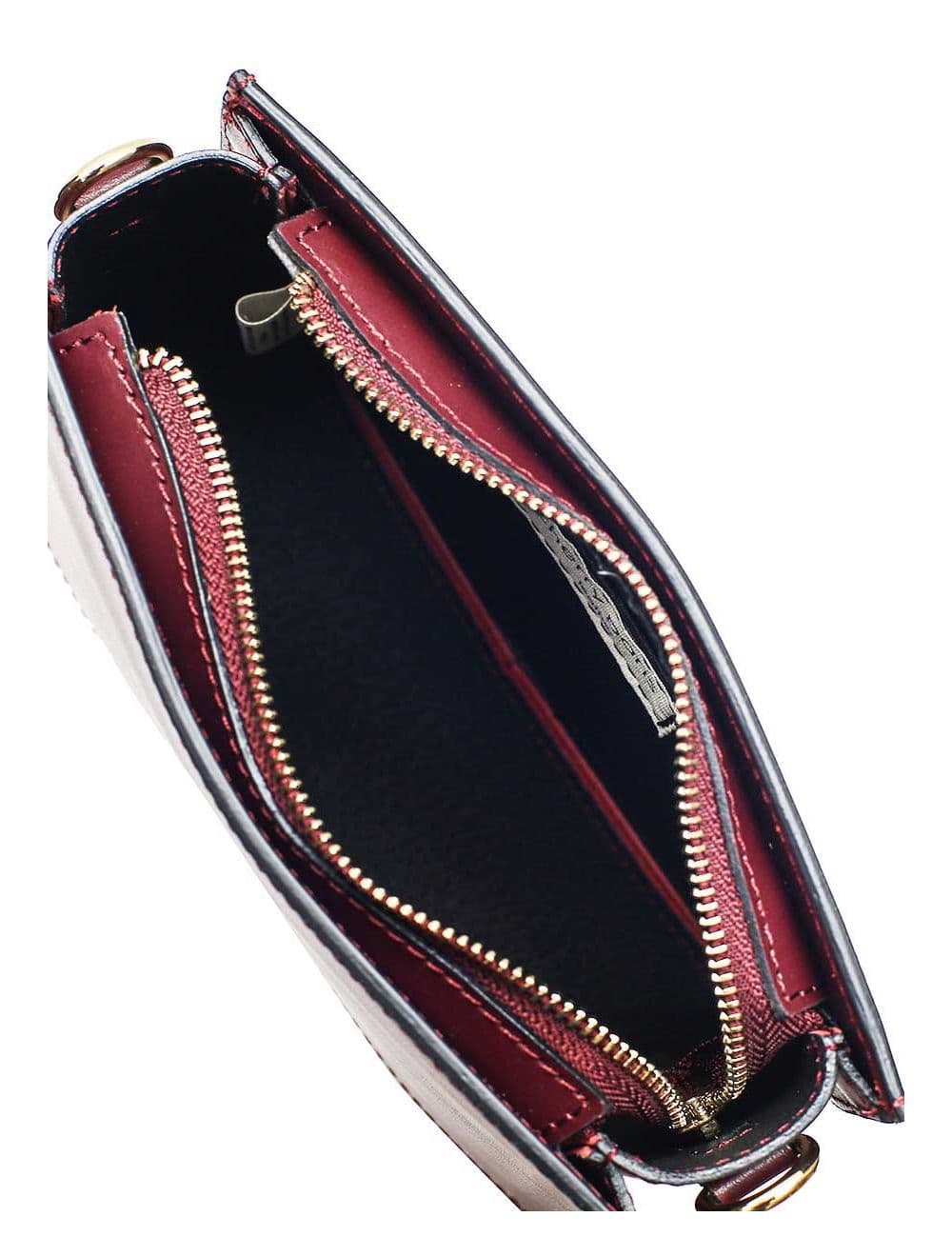 Sac Porté Croisé en Cuir Vachette-TIFFANY 4044-BORDEAUX — vue 3