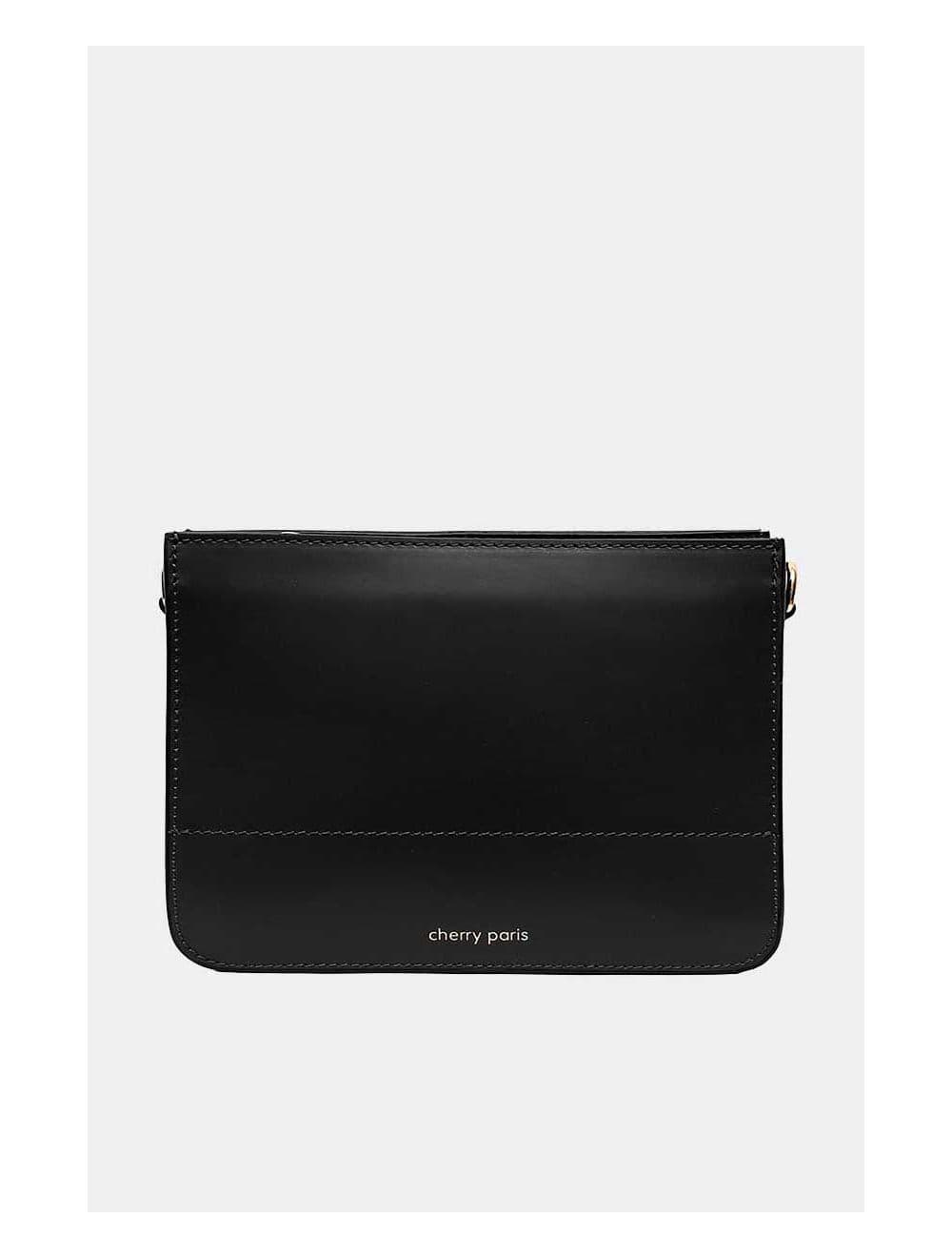 Sac Porté Croisé en Cuir Vachette-TIFFANY 4044-NOIR