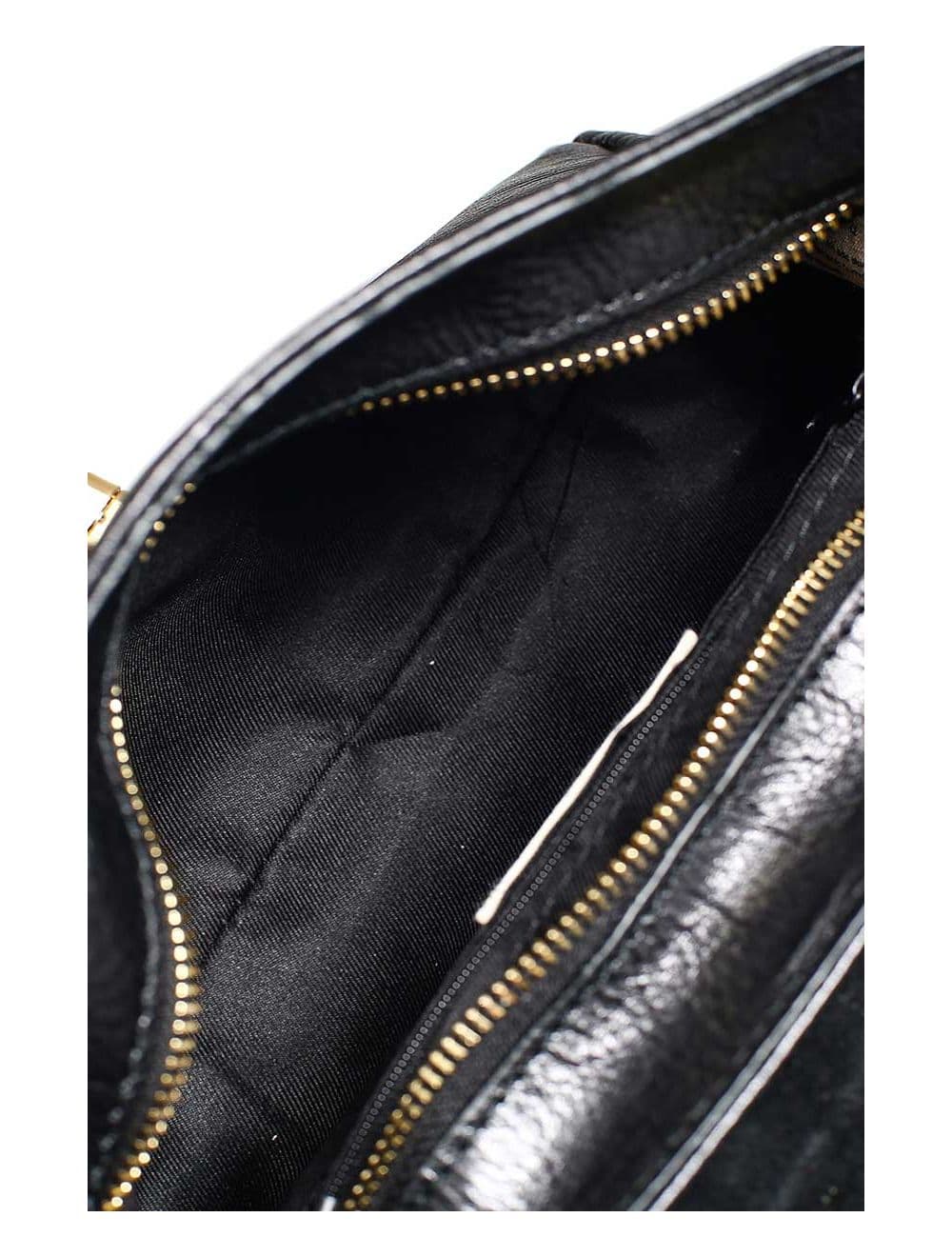 Sac Cartable Avec Poignée En Cuir Vachette Collet-CECILIA 4045-NOIR — vue 4