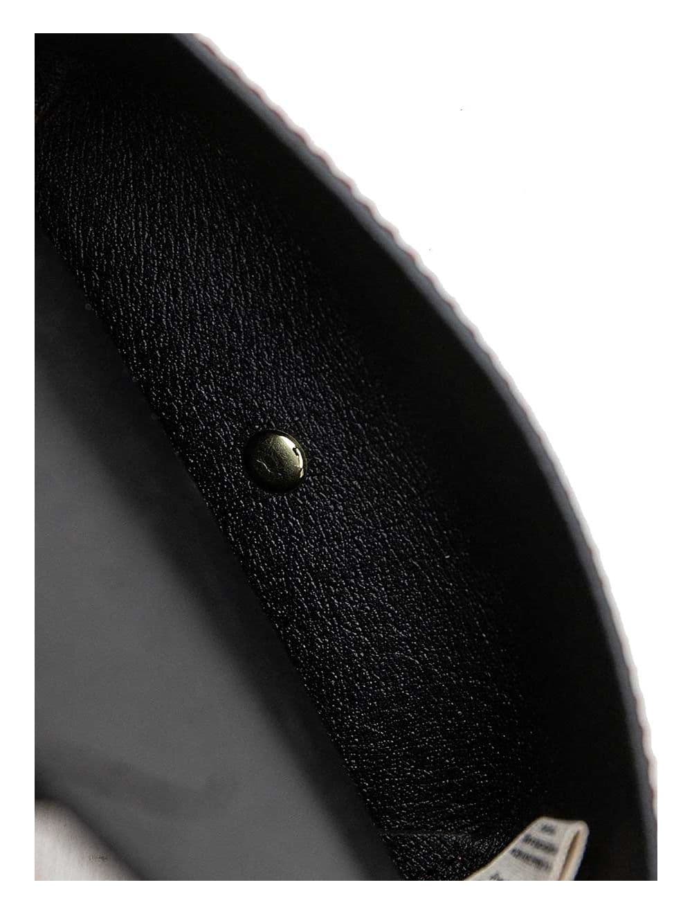 Sac pochette banane en croûte de cuir de vachette lisse-PHILOMENE 3968-BORDEAUX — vue 5